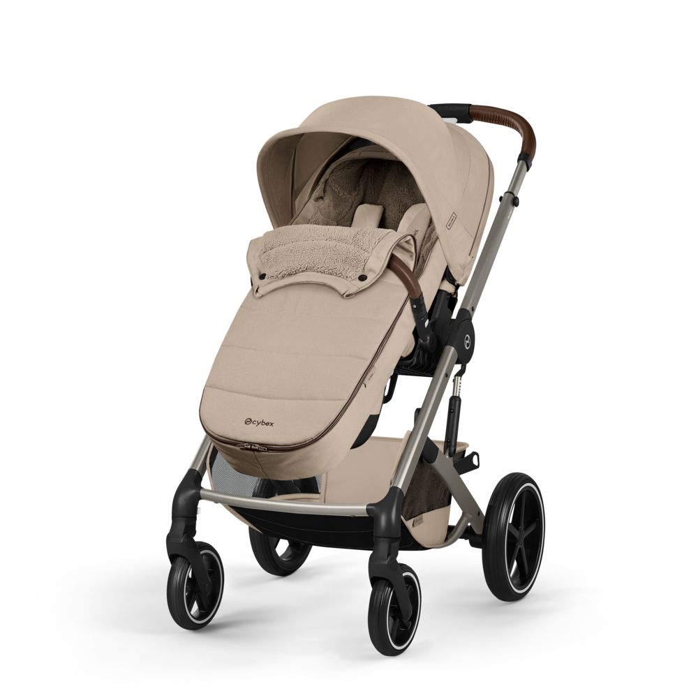 NEW Коляска Cybex Balios S LUX 2026 Almond Beige с дождевиком
