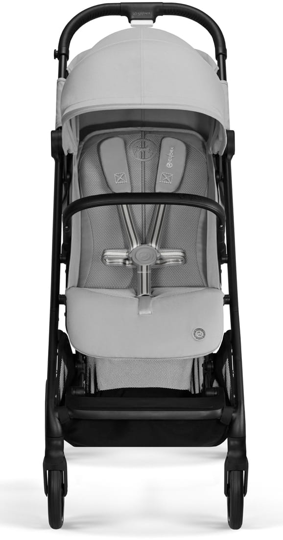 Коляска Cybex Beezy Fog Grey 2026 с бампером и дождевиком