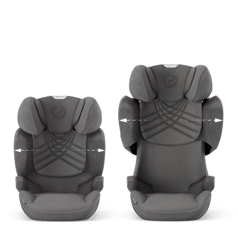 Автокресло Cybex Solution T i-Fix Mirage Grey Plus 3-12 лет (15-36 кг), трансформируется в бустер, Isofix, i-Size R129