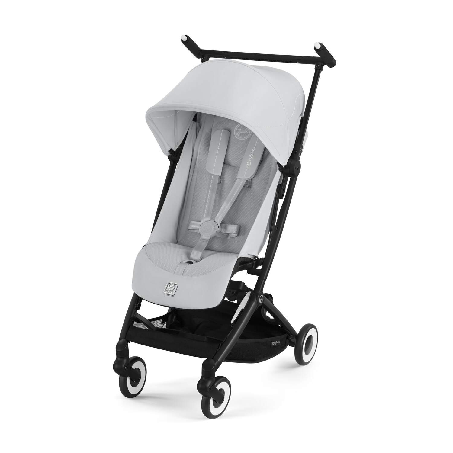 Детская коляска CYBEX Libelle BLK Fog Grey с дождевиком и бампером