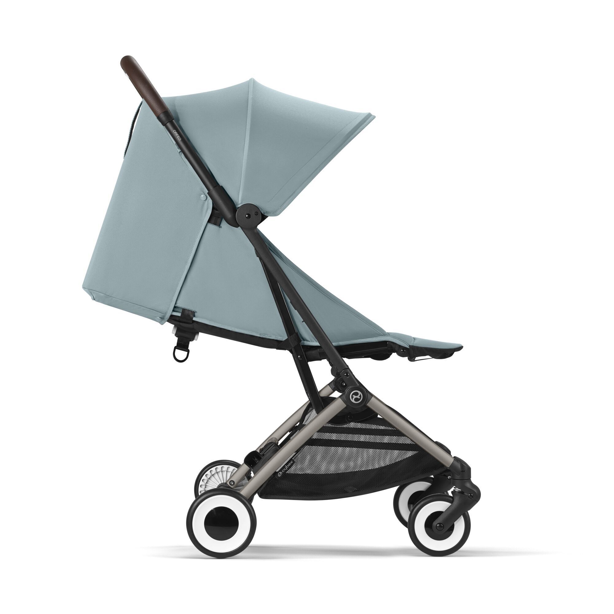 Прогулочная коляска Cybex Orfeo с дождевиком и бампером, TPE Stormy Blue