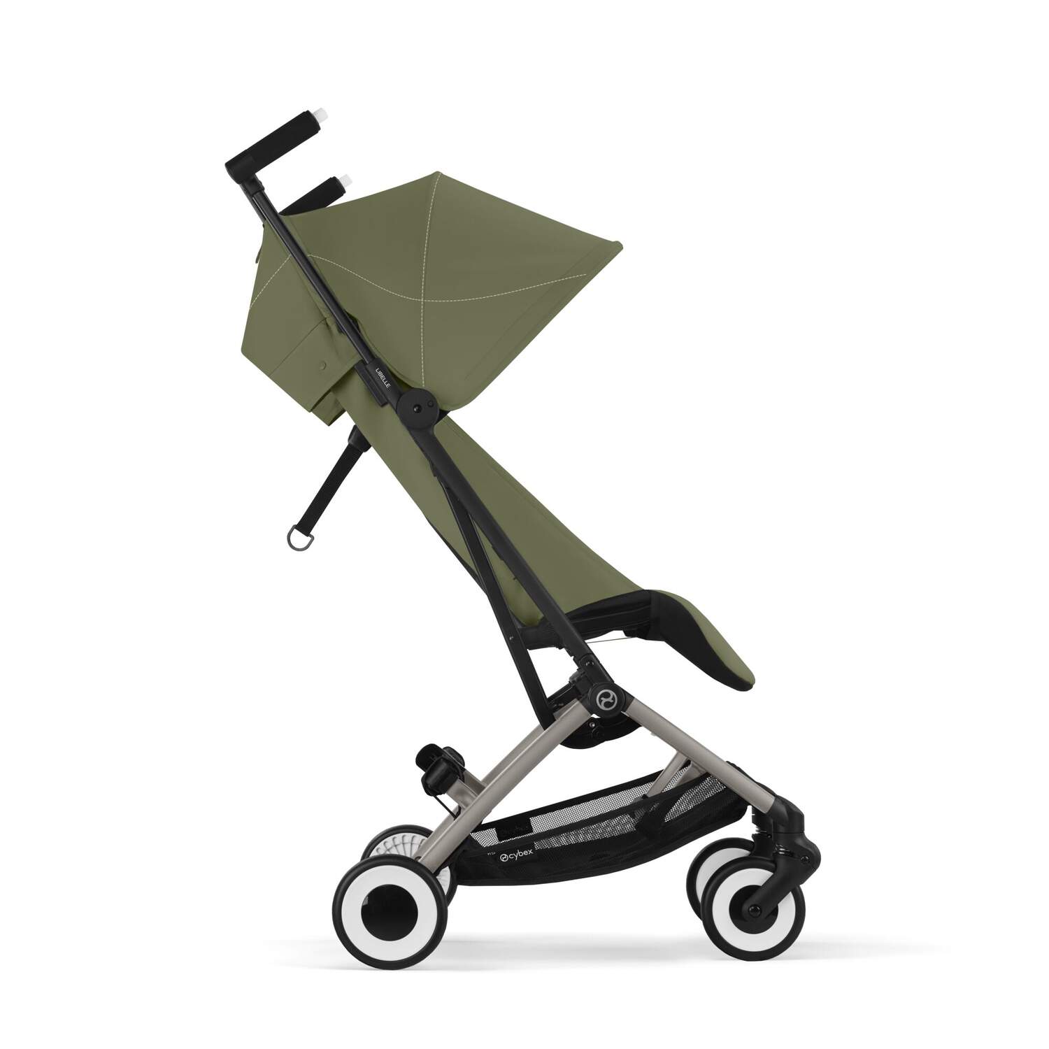 Детская коляска CYBEX Libelle TPE Moss Green с дождевиком и бампером