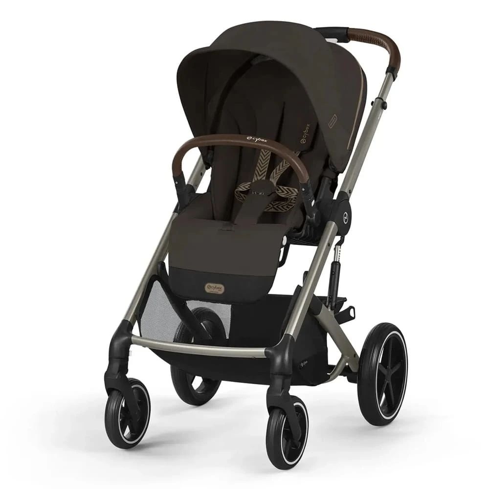 NEW Коляска прогулочная Cybex Balios S LUX NEW 2025 Chocolate Brown с дождевиком