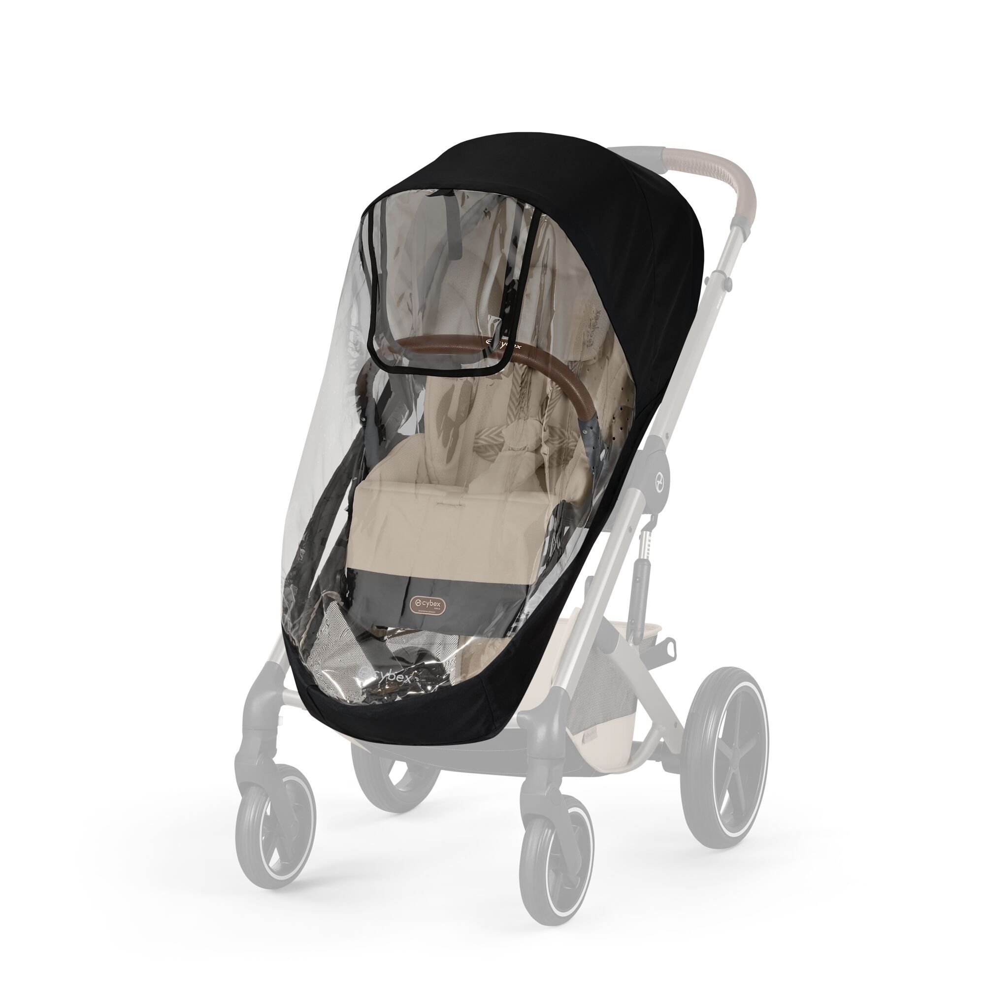 NEW Коляска Cybex Balios S LUX 2026 Chocolate Brown с дождевиком