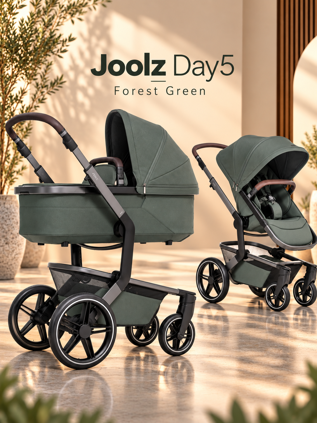 Коляска 2 в 1 JOOLZ DAY5 Forest Green 