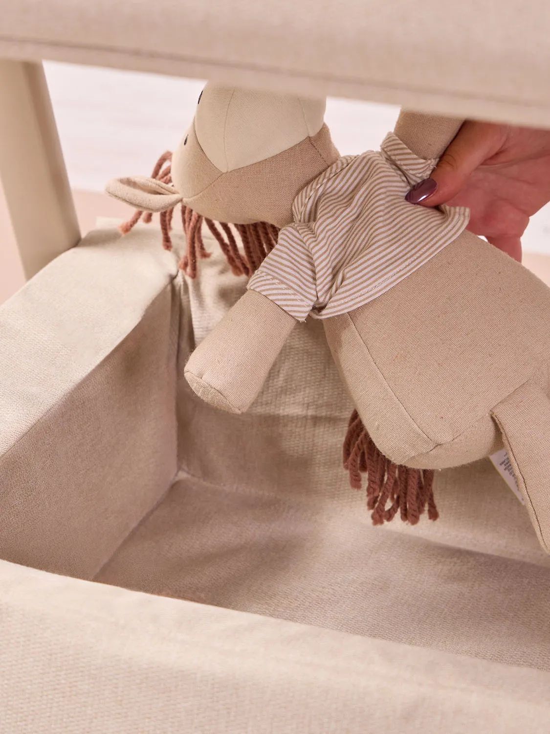 Кровать (колыбель) Tutti Bambini CoZee Air 2 51х80,5 см Орех/Какао (Soft Walnut and Cocoa) c колесами и качалкой 211207/3776