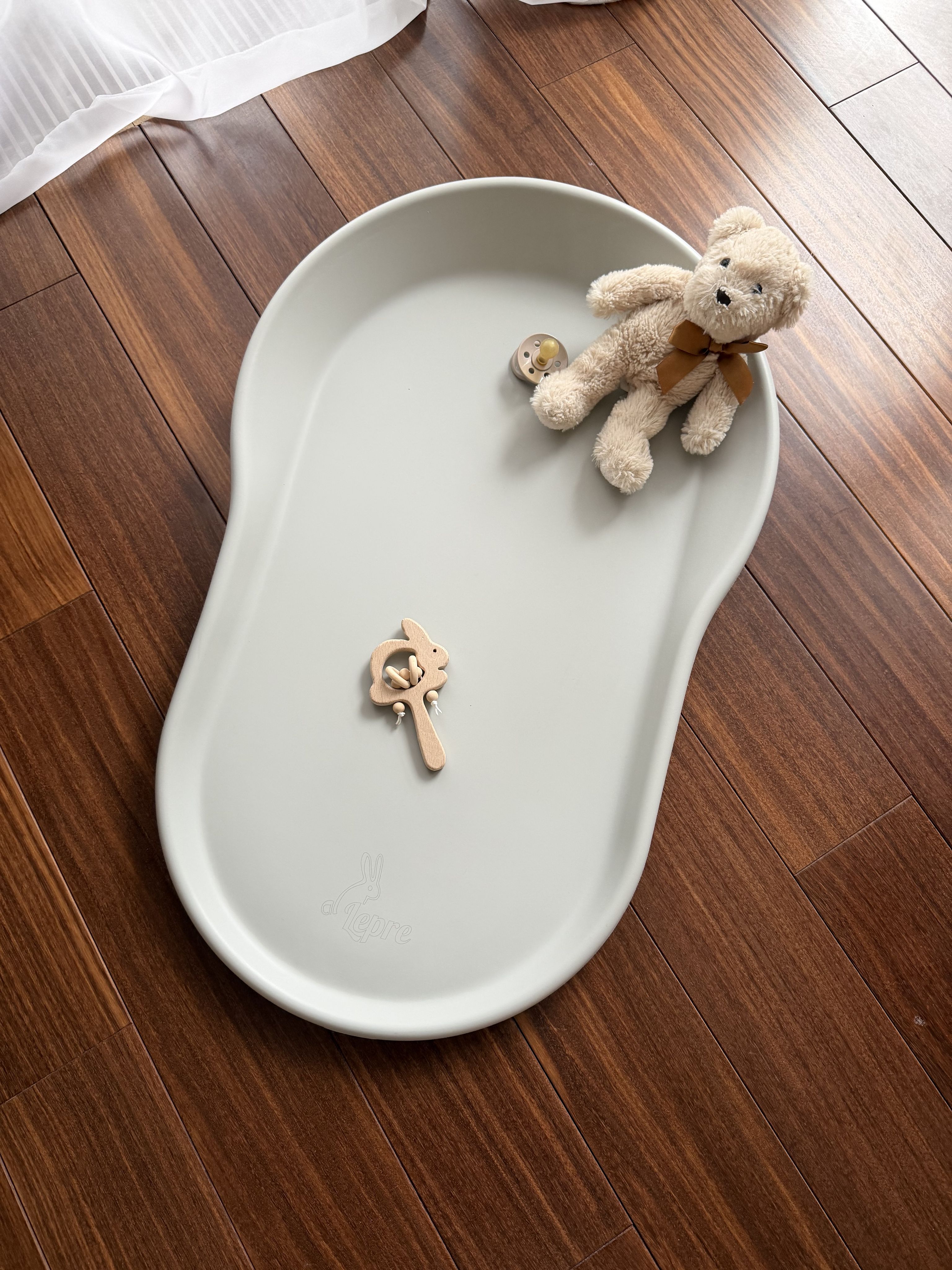 Матрасик пеленальный Baby pad Soft touch с эффектом "кожа к коже" GREY