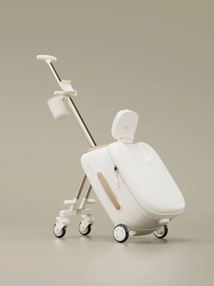 Чемодан Lecoco с детским сиденьем white C-Box-B3