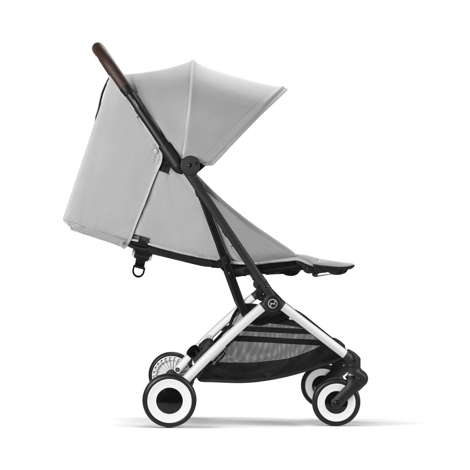 Прогулочная коляска Cybex Orfeo с дождевиком и бампером, BLK Fog Grey