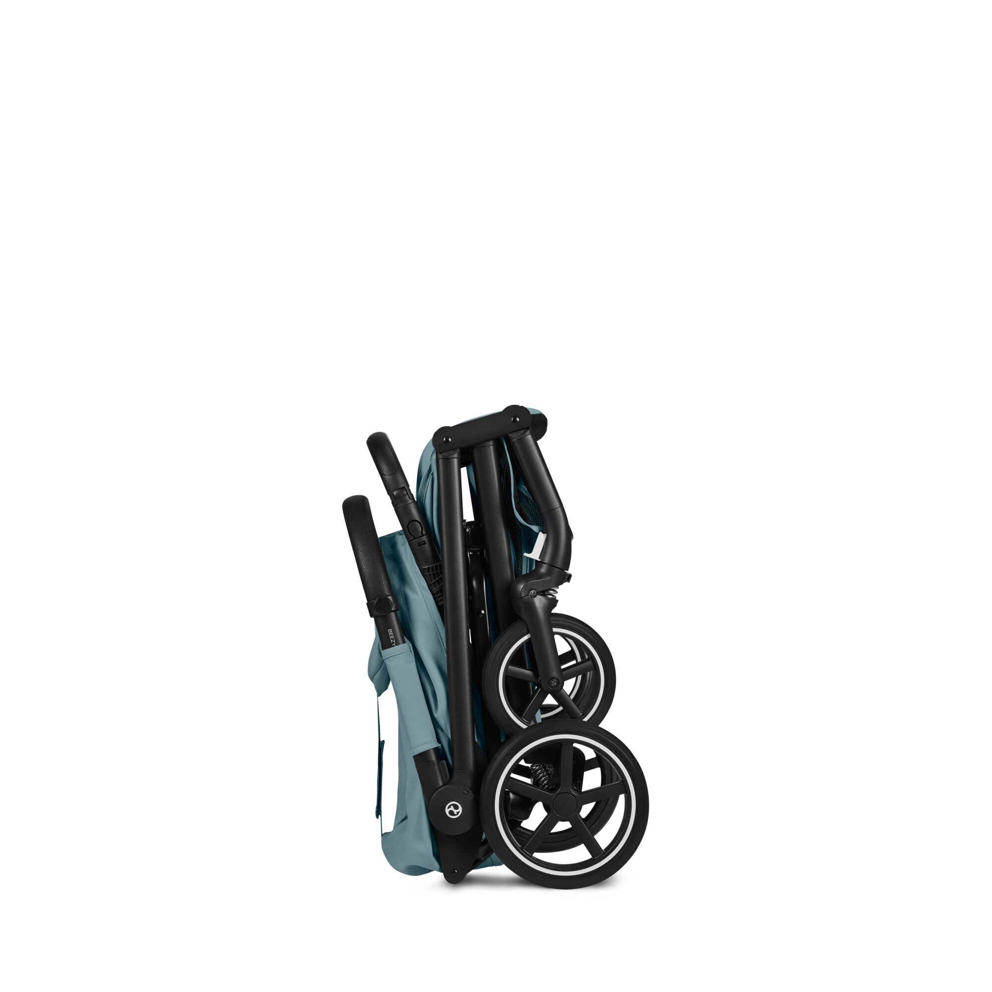 Коляска Cybex Beezy Stormy Blue 2026 с бампером и дождевиком