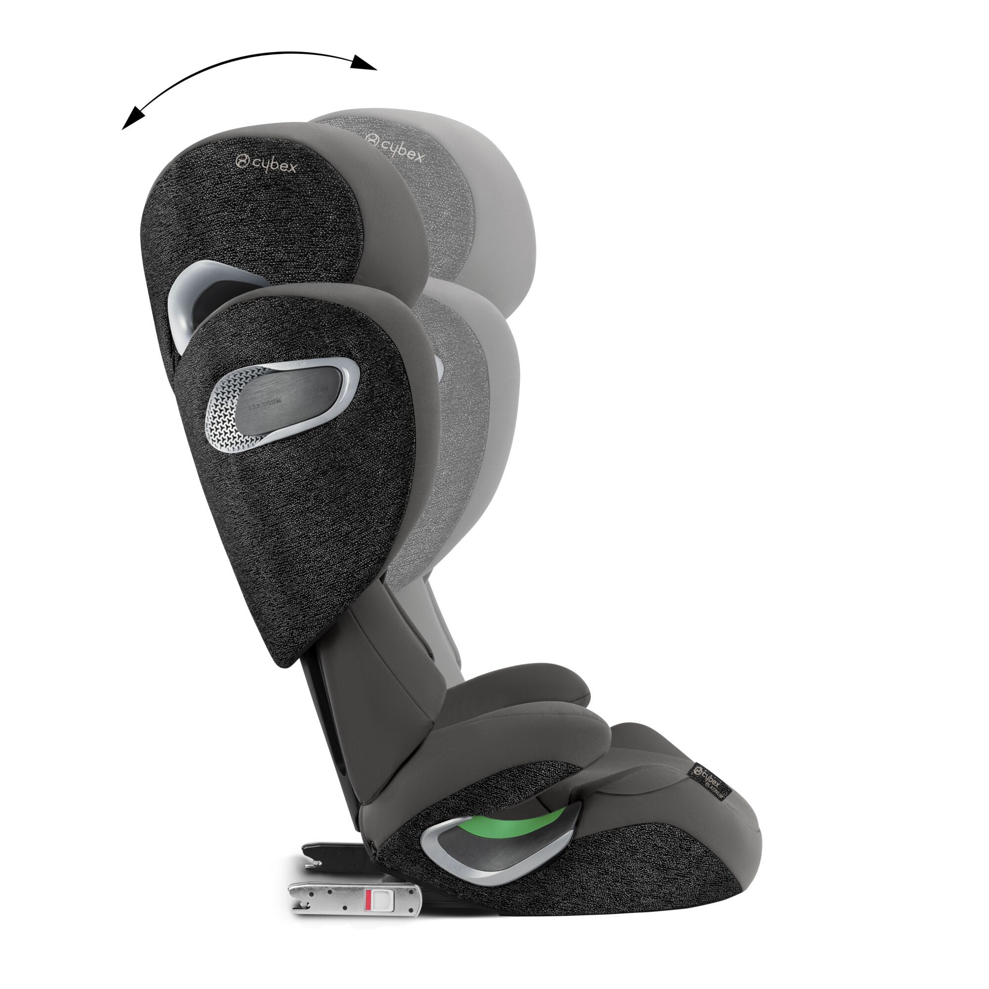 Автокресло Cybex Solution T i-Fix Mirage Grey 3-12 лет (15-36 кг), трансформируется в бустер, Isofix, i-Size R129
