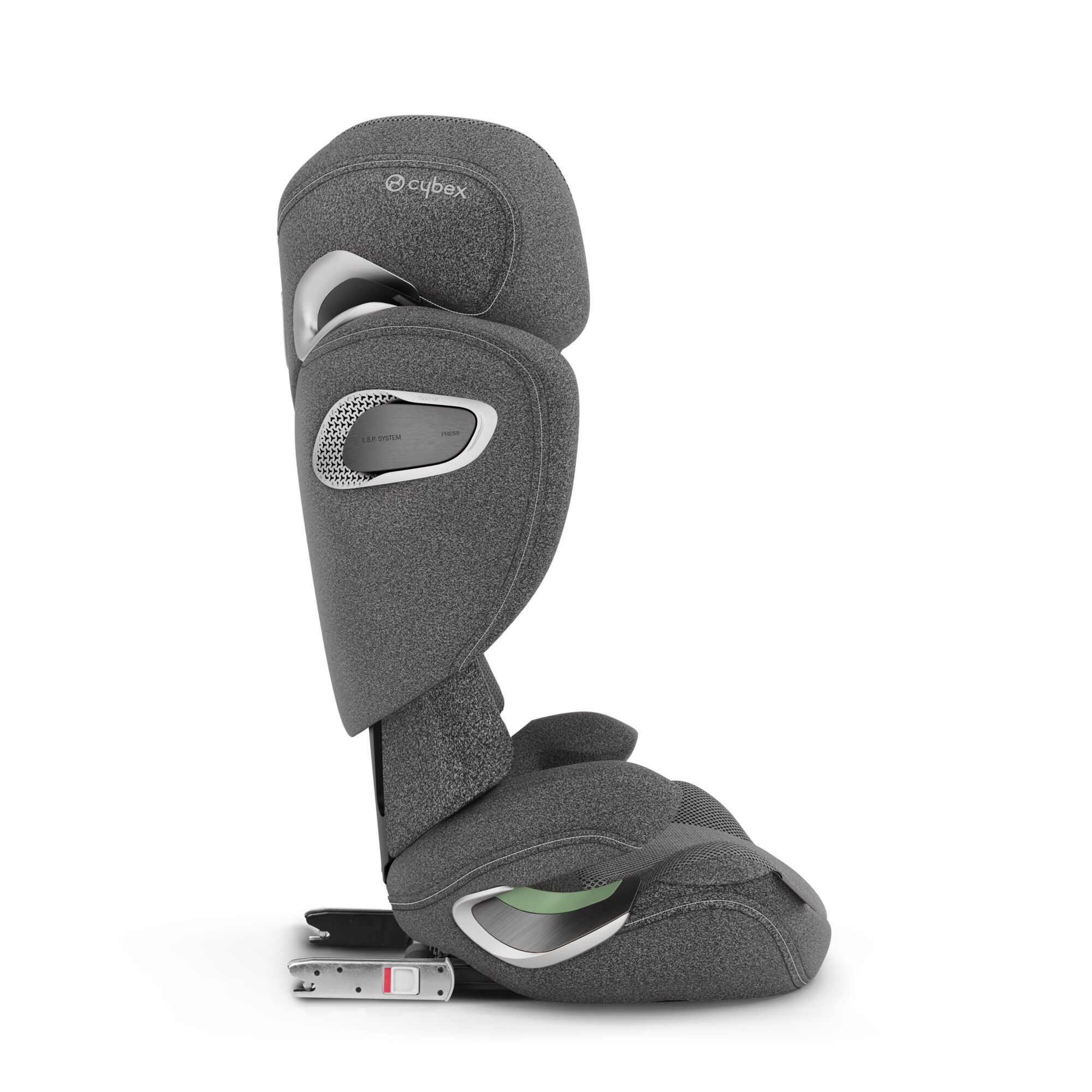 Автокресло Cybex Solution T i-Fix Mirage Grey Plus 3-12 лет (15-36 кг), трансформируется в бустер, Isofix, i-Size R129