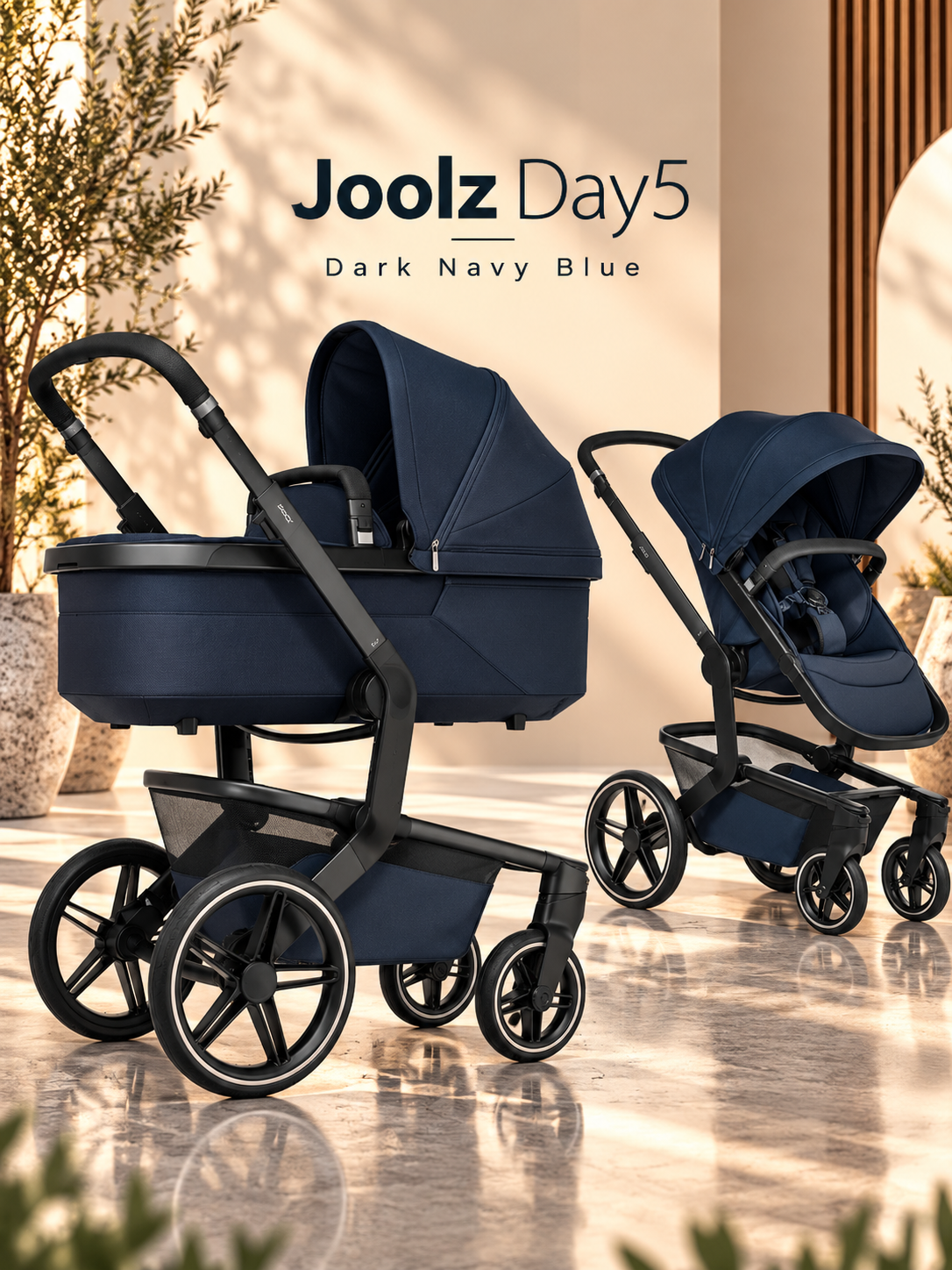 Коляска 2 в 1 JOOLZ DAY5 Dark Navy Blue 