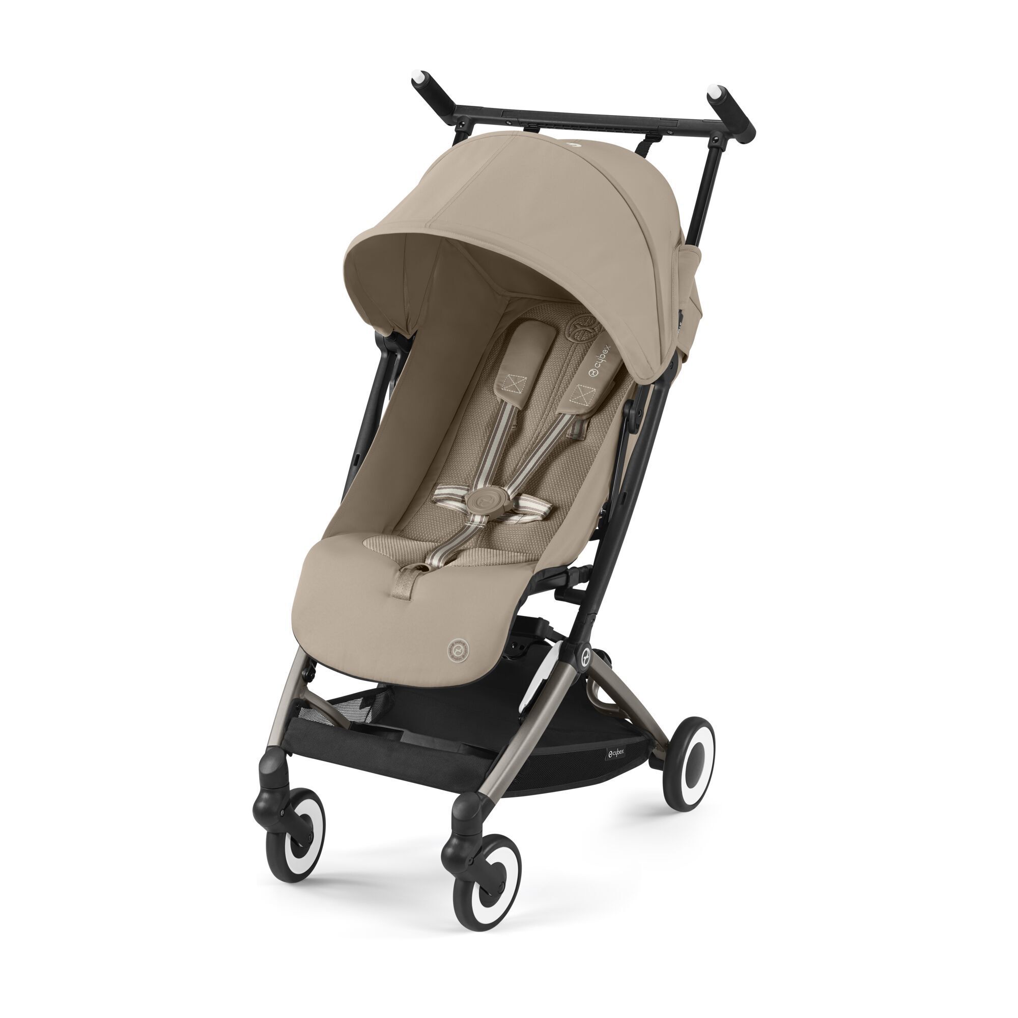 Детская коляска CYBEX Libelle TPE Almond Beige с дождевиком и бампером