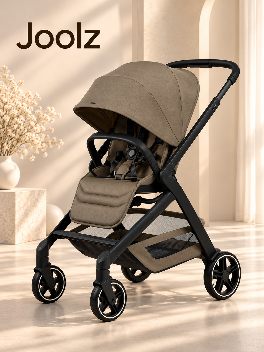 Коляска прогулочная JOOLZ Hub2 Hazel Brown + Дождевик