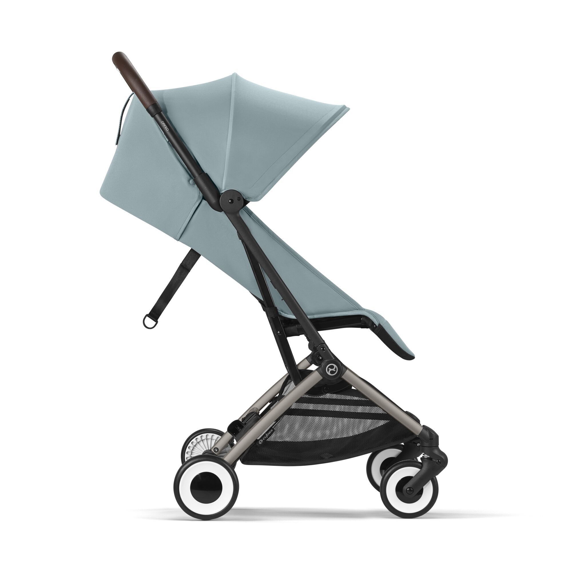 Прогулочная коляска Cybex Orfeo с дождевиком и бампером, TPE Stormy Blue