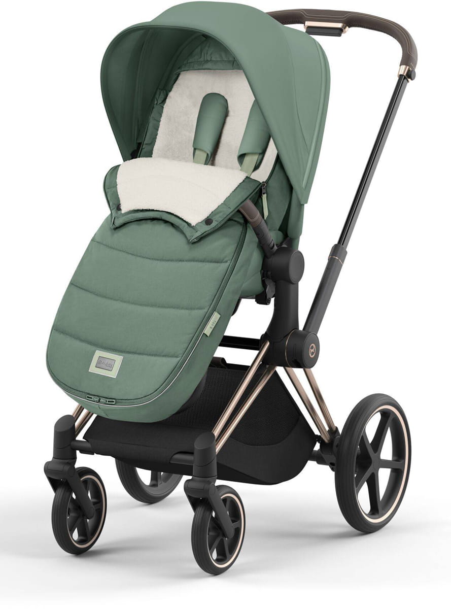 Конверт-накидка на ножки Cybex Platinum Footmuff Leaf Green