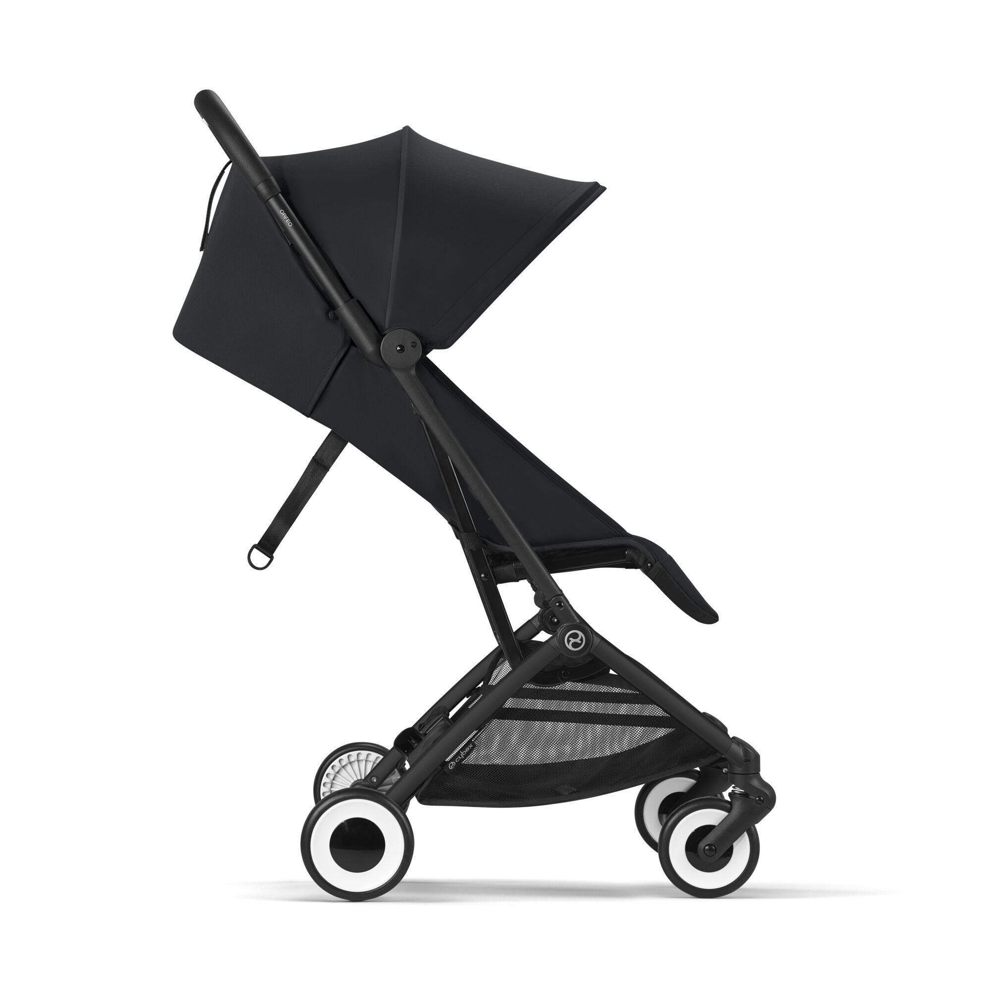 Прогулочная коляска Cybex Orfeo с дождевиком и бампером, BLK Magic Black