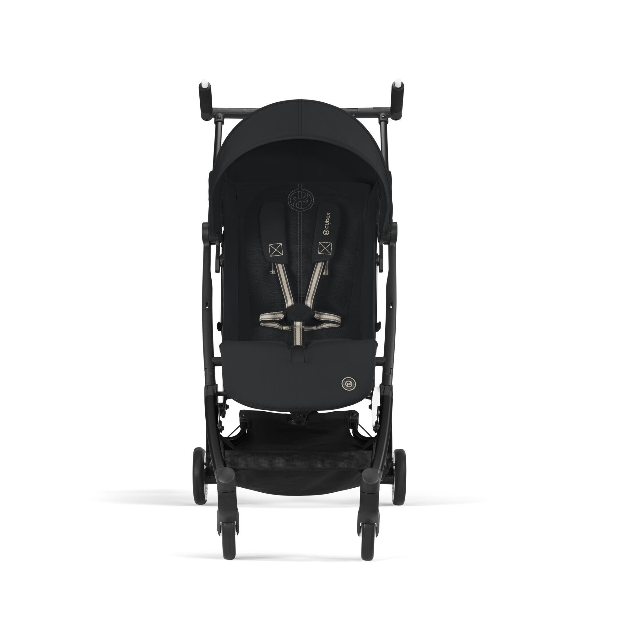 Детская коляска CYBEX Libelle BLK Magic Black с дождевиком и бампером