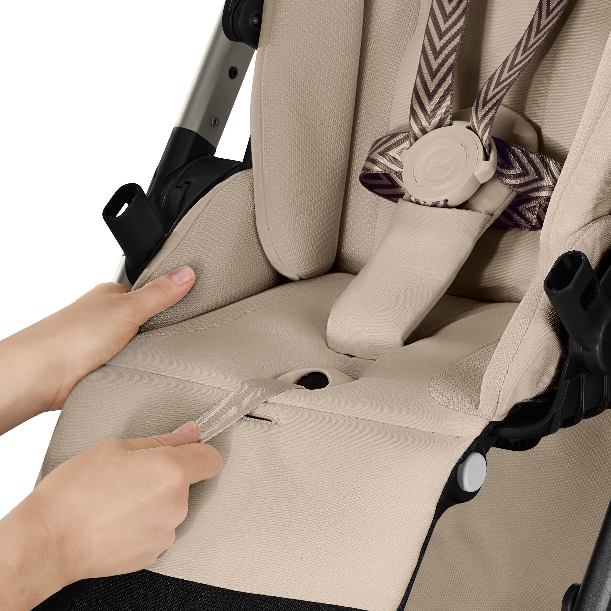 NEW Коляска Cybex Balios S LUX 2026 Almond Beige с дождевиком