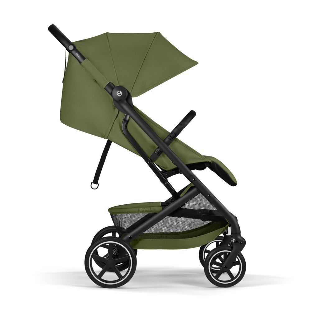 Коляска Cybex Beezy Moss Green 2026 с бампером и дождевиком