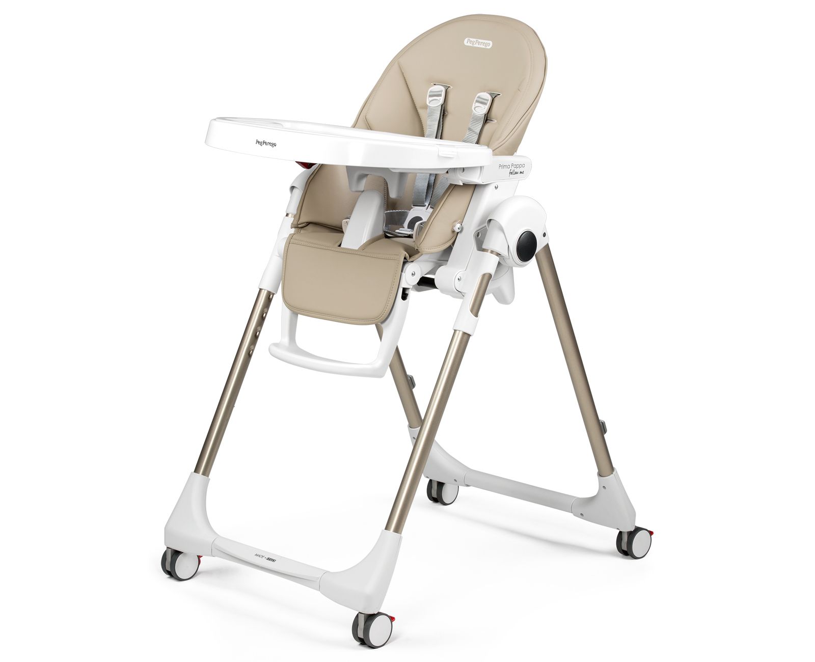 Стульчик для кормления Peg-Perego Prima Pappa Follow Me, Astral (Светло-серый)