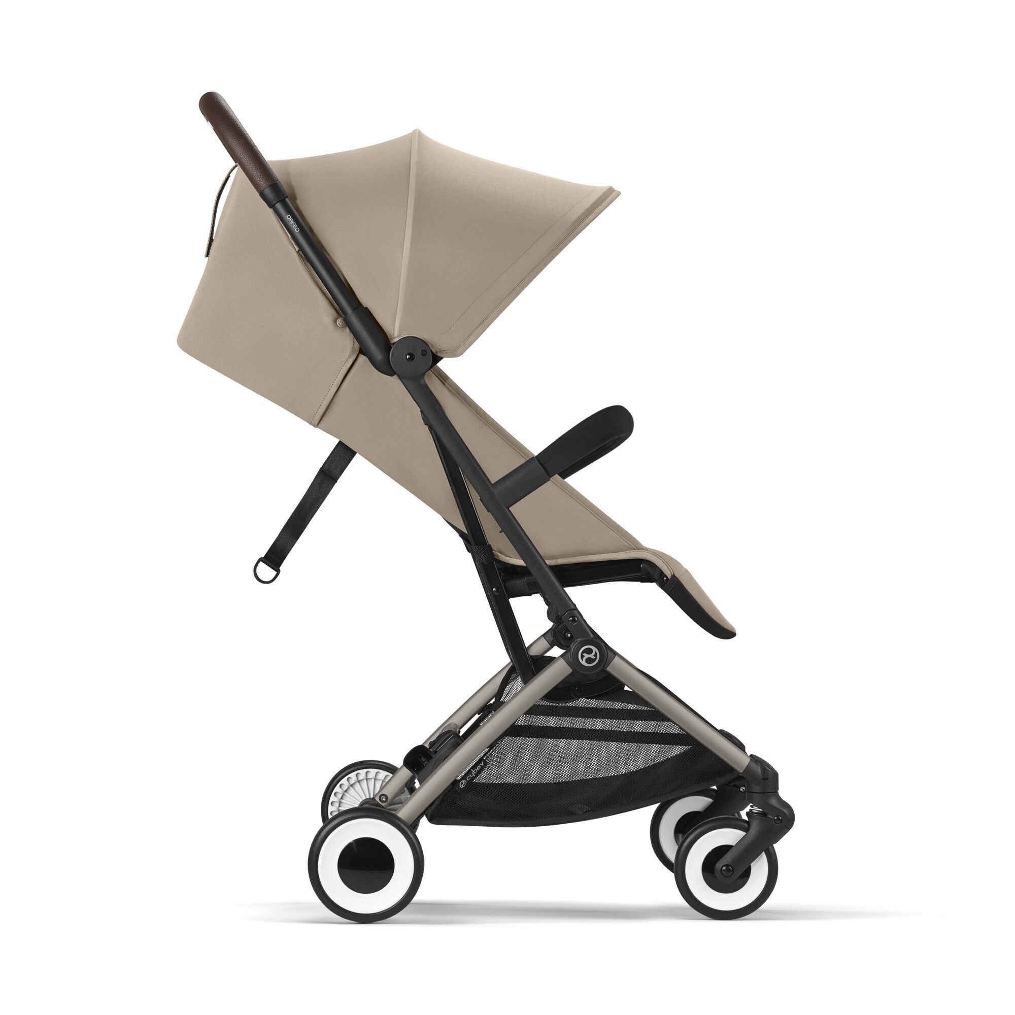 Прогулочная коляска Cybex Orfeo с дождевиком и бампером, TPE Almond Beige