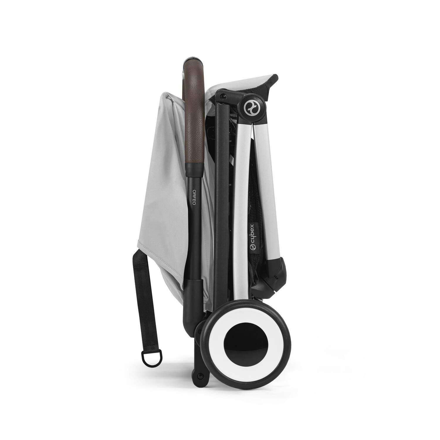 Прогулочная коляска Cybex Orfeo с дождевиком и бампером, BLK Fog Grey