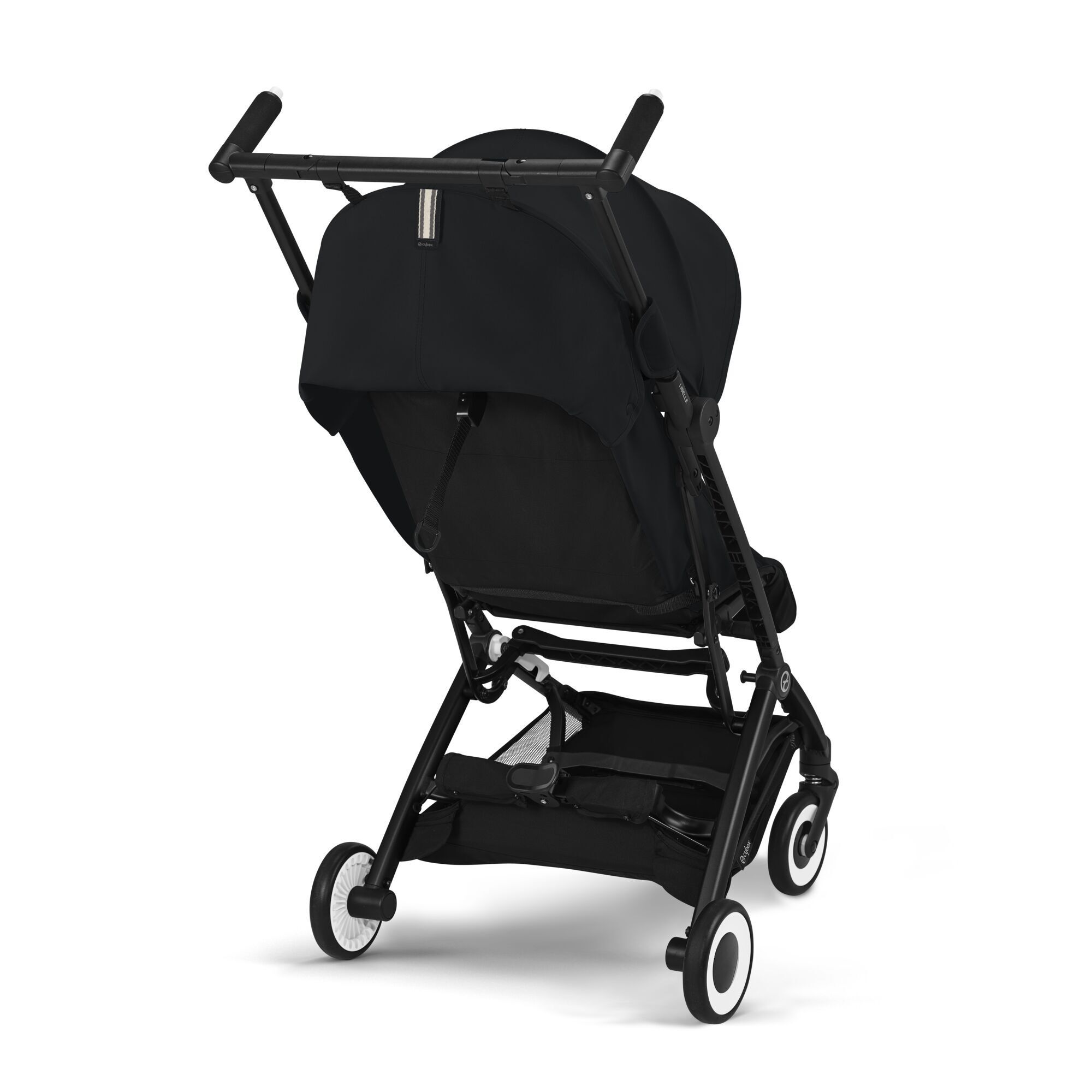 Детская коляска CYBEX Libelle BLK Magic Black с дождевиком и бампером
