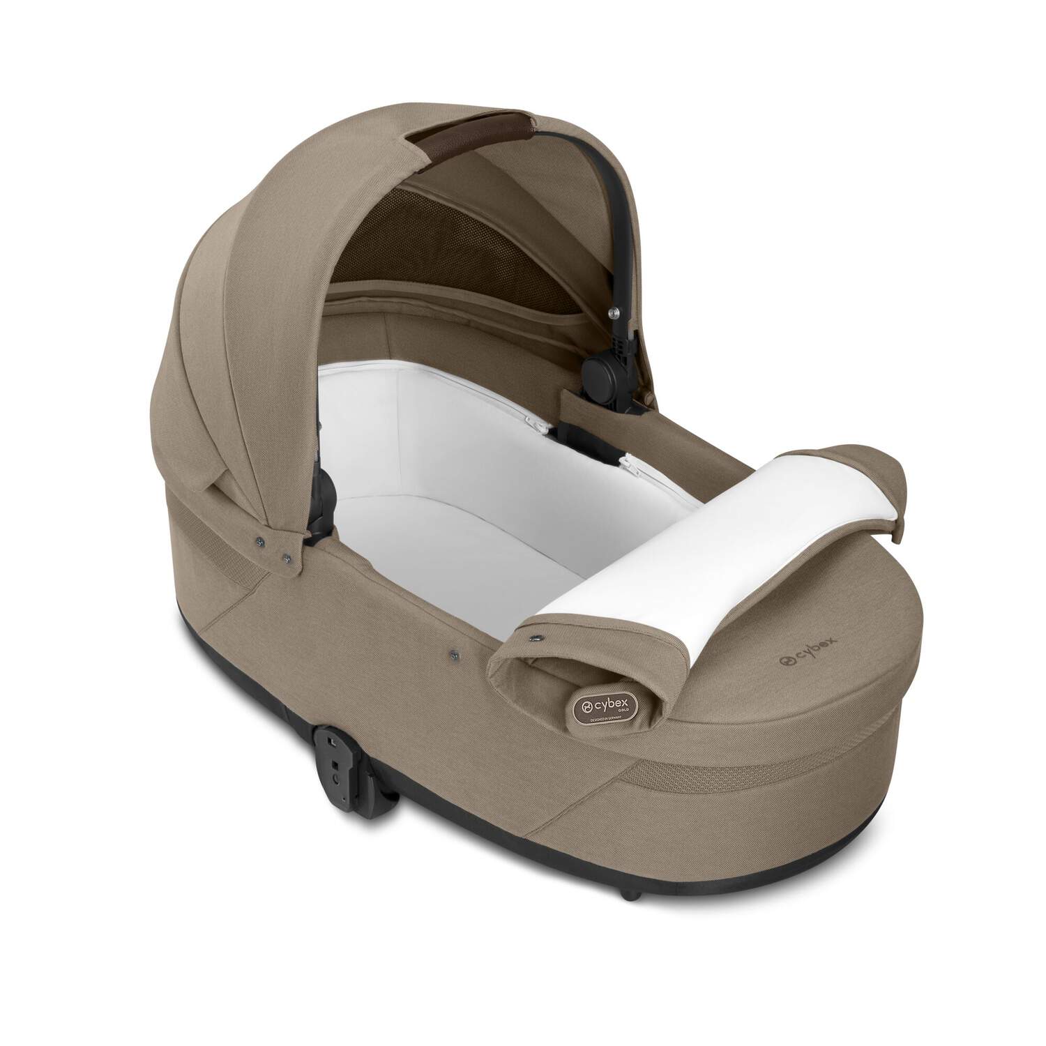 Cybex спальный блок Cot S LUX для коляски Balios S/Talos S/Eezy S 2 Line с дождевиком, цвет Almond Beige 2025
