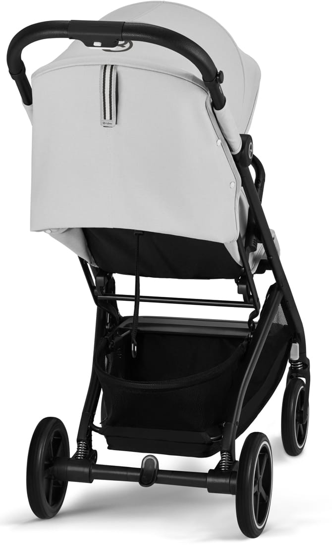 Коляска Cybex Beezy Fog Grey 2026 с бампером и дождевиком