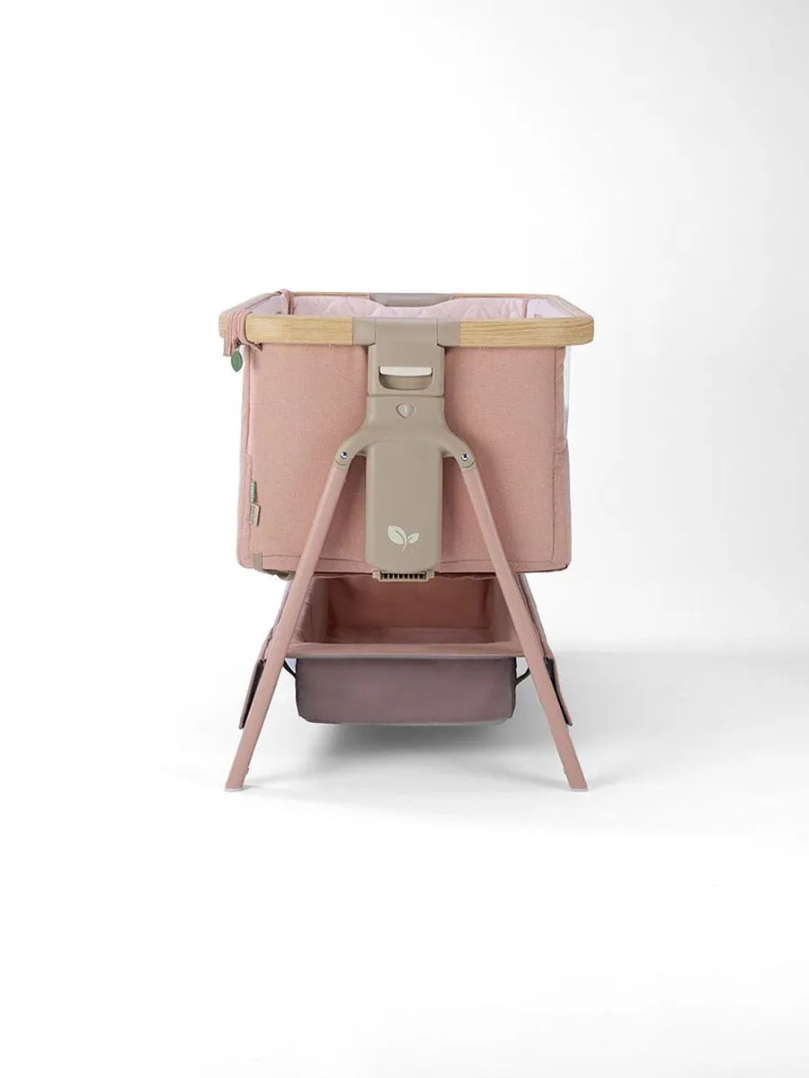 Кровать (колыбель) Tutti Bambini CoZee Air 2 51х80,5 см Дуб/Розовый (Drifted Oak and Blush) c колесами и качалкой 211207/3776