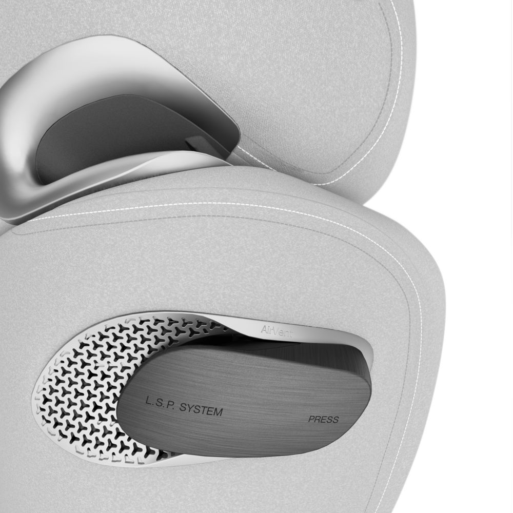 Автокресло Cybex Solution T i-Fix Platinum White Plus 3-12 лет (15-36 кг), трансформируется в бустер, Isofix, i-Size R129