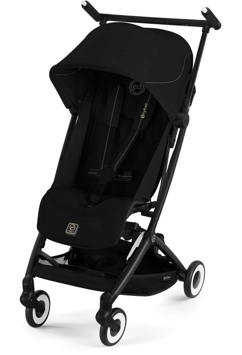 Детская коляска CYBEX Libelle BLK Magic Black с дождевиком и бампером