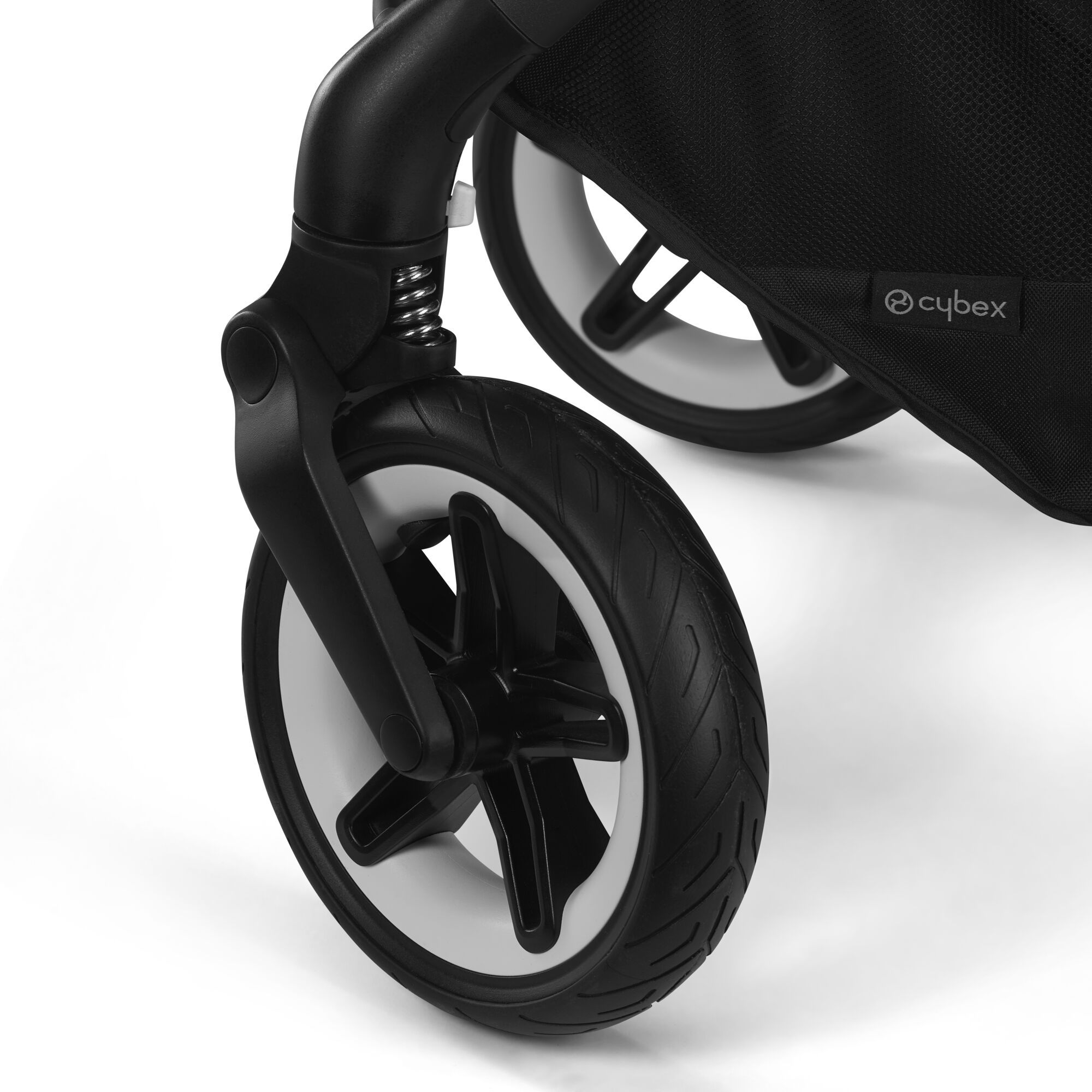 Коляска Cybex Talos S Lux BLK 2 в 1 цвет Seashell Beige в комплекте со спальным блоком Cot S и дождевиками