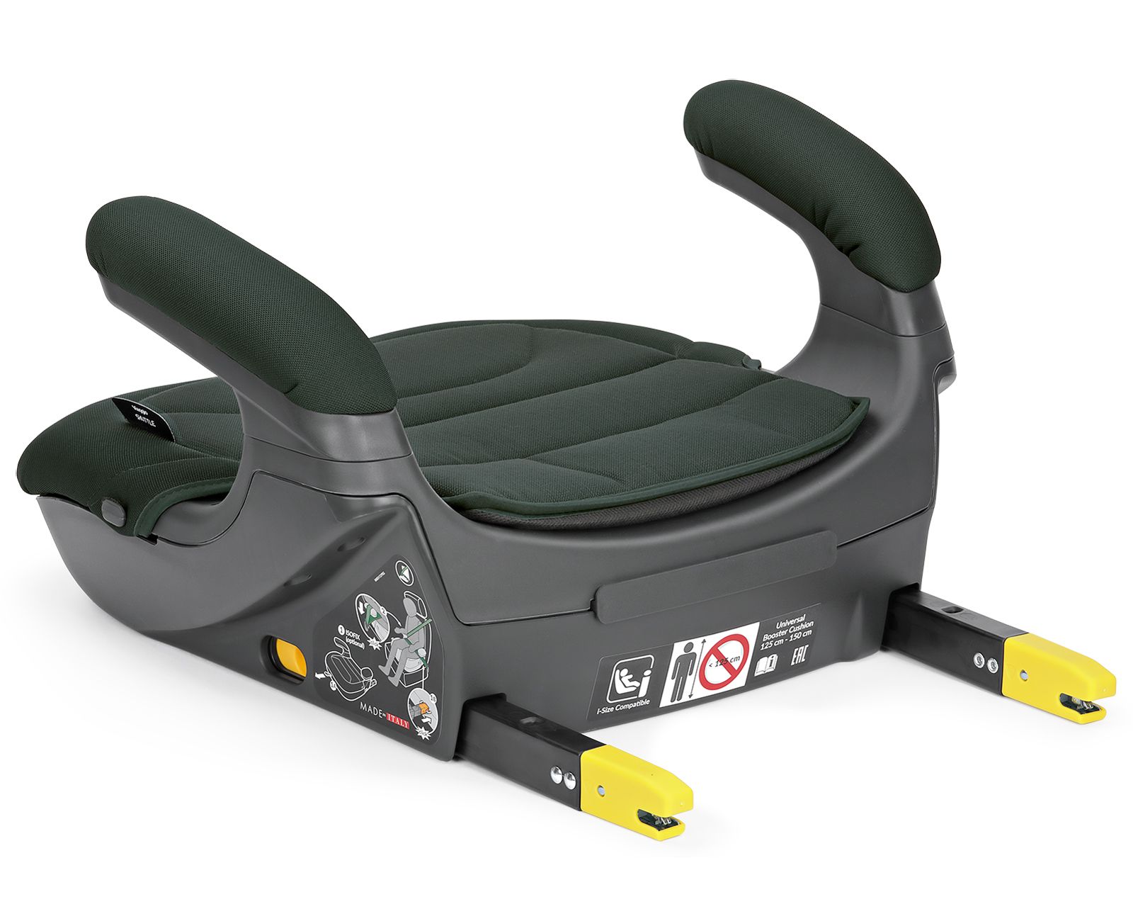 Автокресло-бустер Peg Perego Viaggio i-Size Shuttle Metal (зелёный)