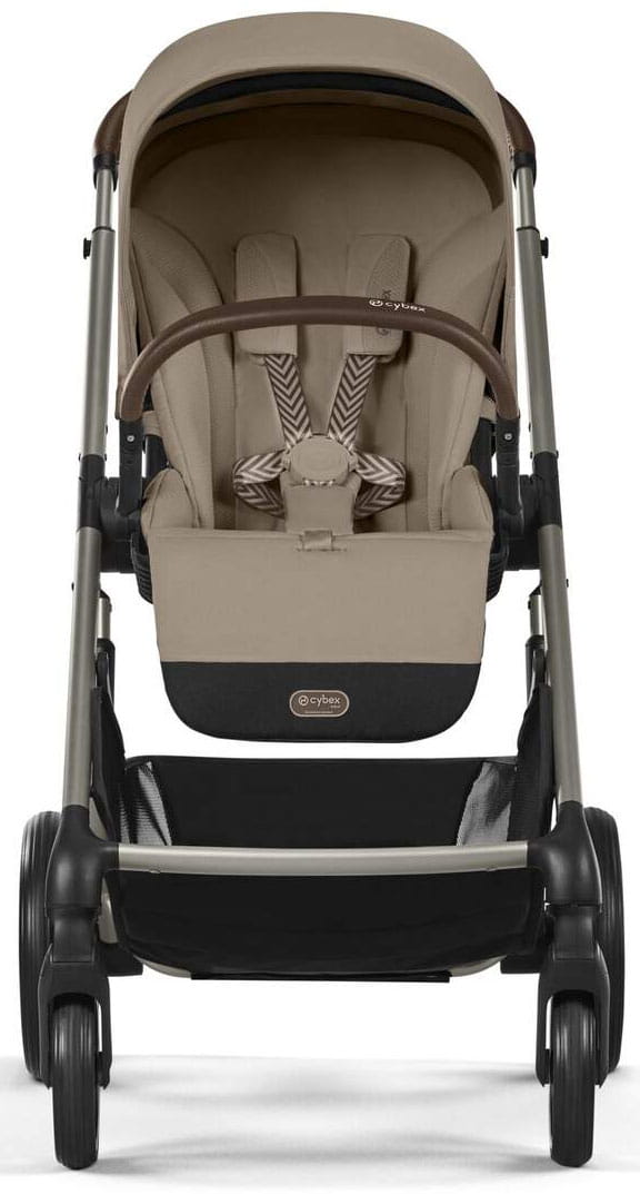 Коляска 2 в 1 Cybex Balios S LUX NEW 2025 Almond Beige с дождевиками