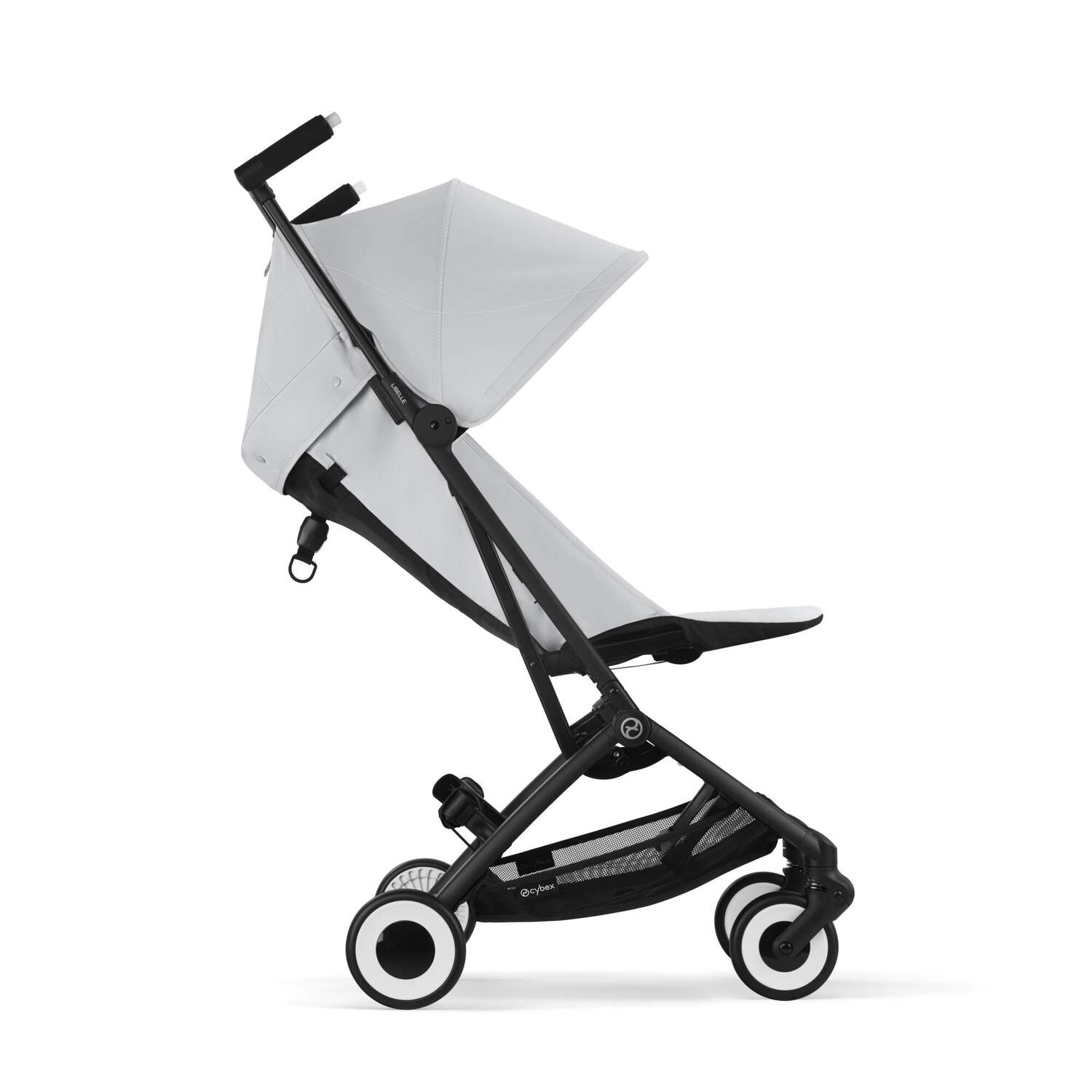 Детская коляска CYBEX Libelle BLK Fog Grey с дождевиком и бампером