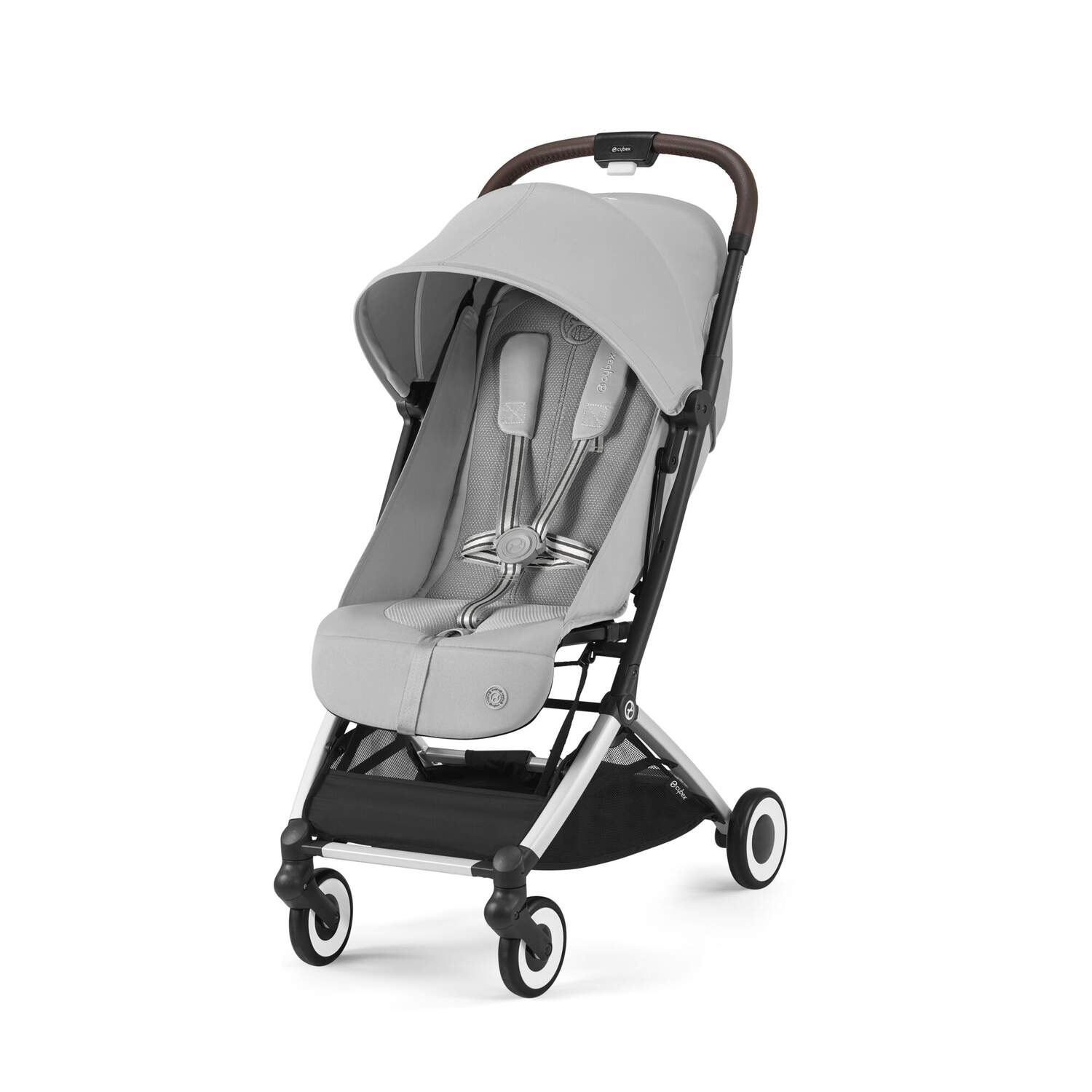 Прогулочная коляска Cybex Orfeo с дождевиком и бампером, BLK Fog Grey