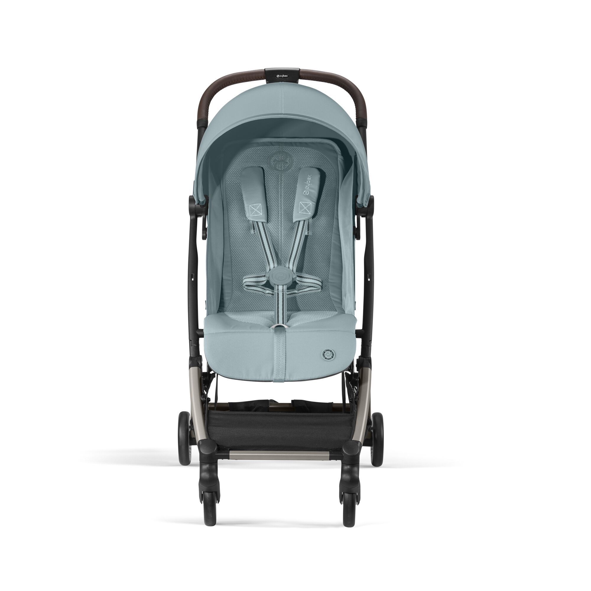 Прогулочная коляска Cybex Orfeo с дождевиком и бампером, TPE Stormy Blue