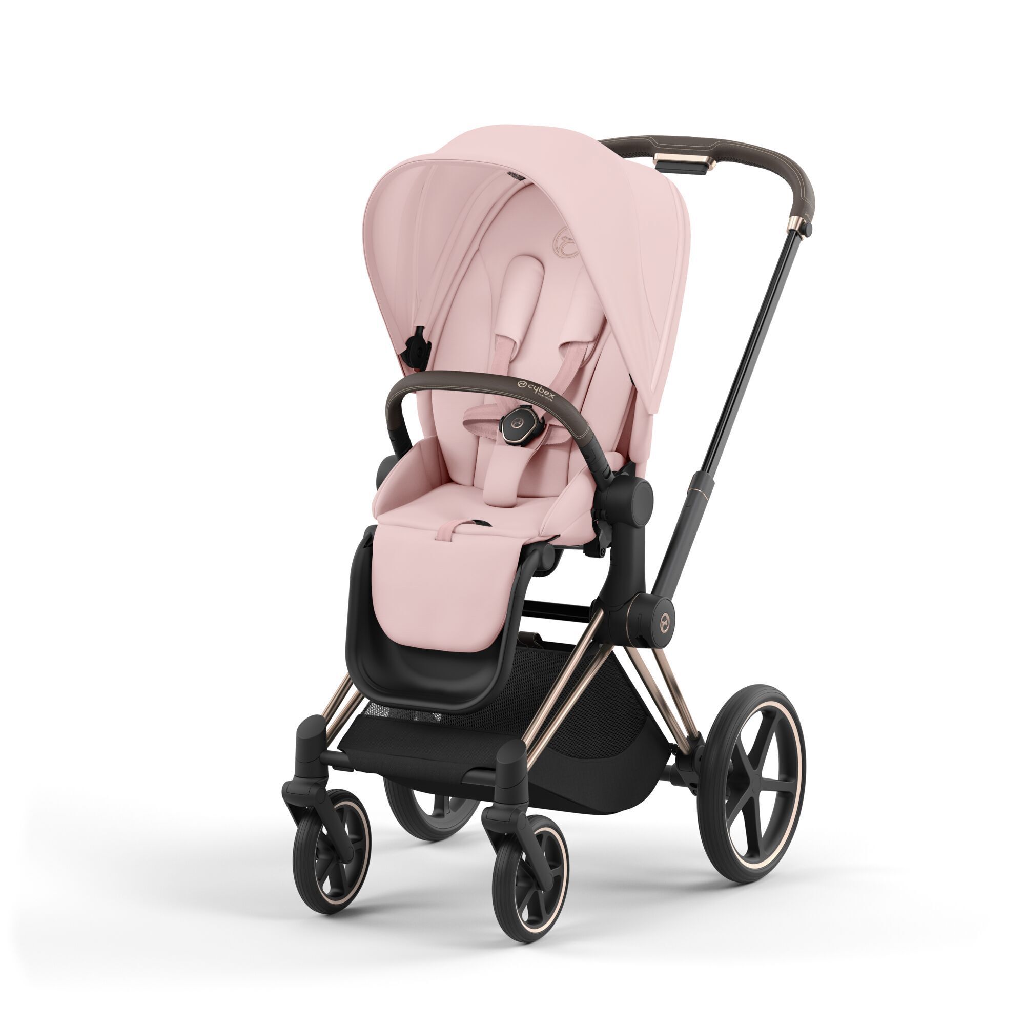 Коляска CYBEX Priam IV Rosegold 2 в 1 Peach Pink