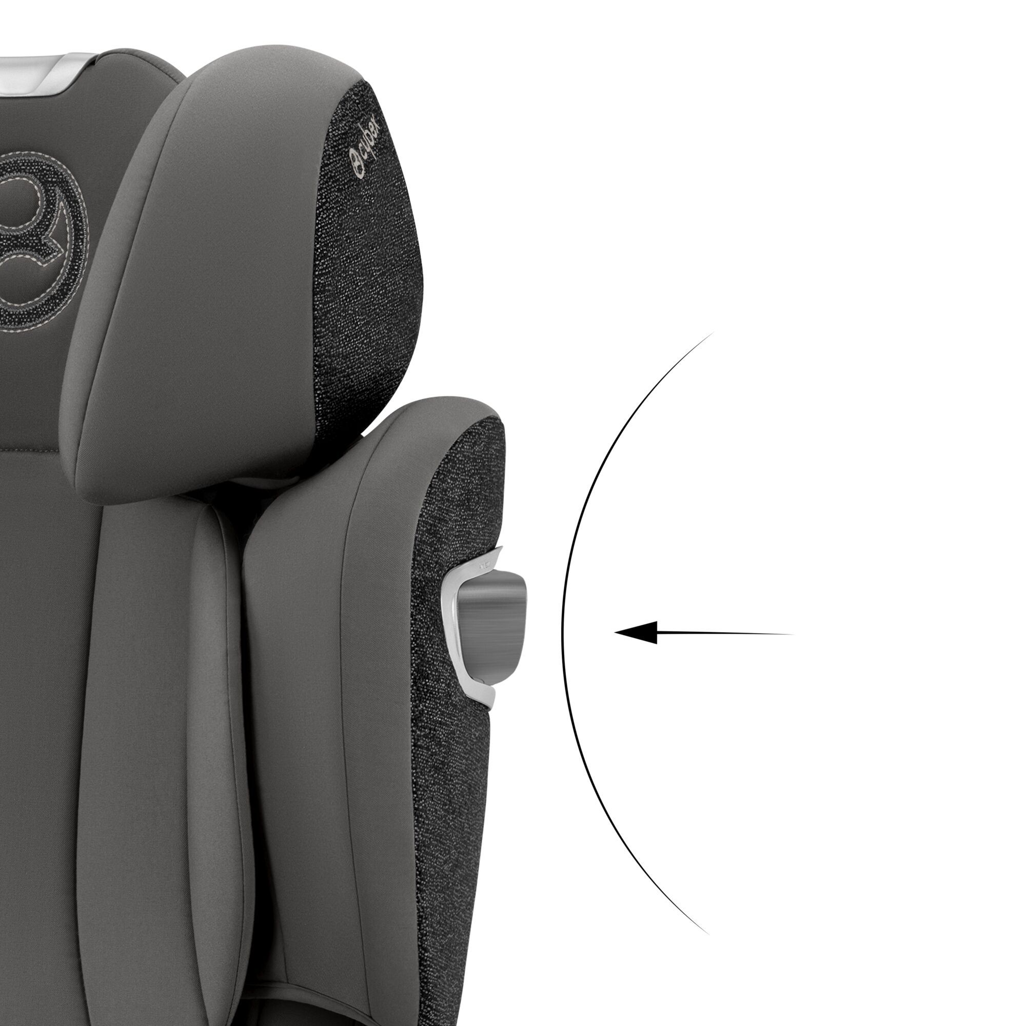 Автокресло Cybex Solution T i-Fix Mirage Grey 3-12 лет (15-36 кг), трансформируется в бустер, Isofix, i-Size R129