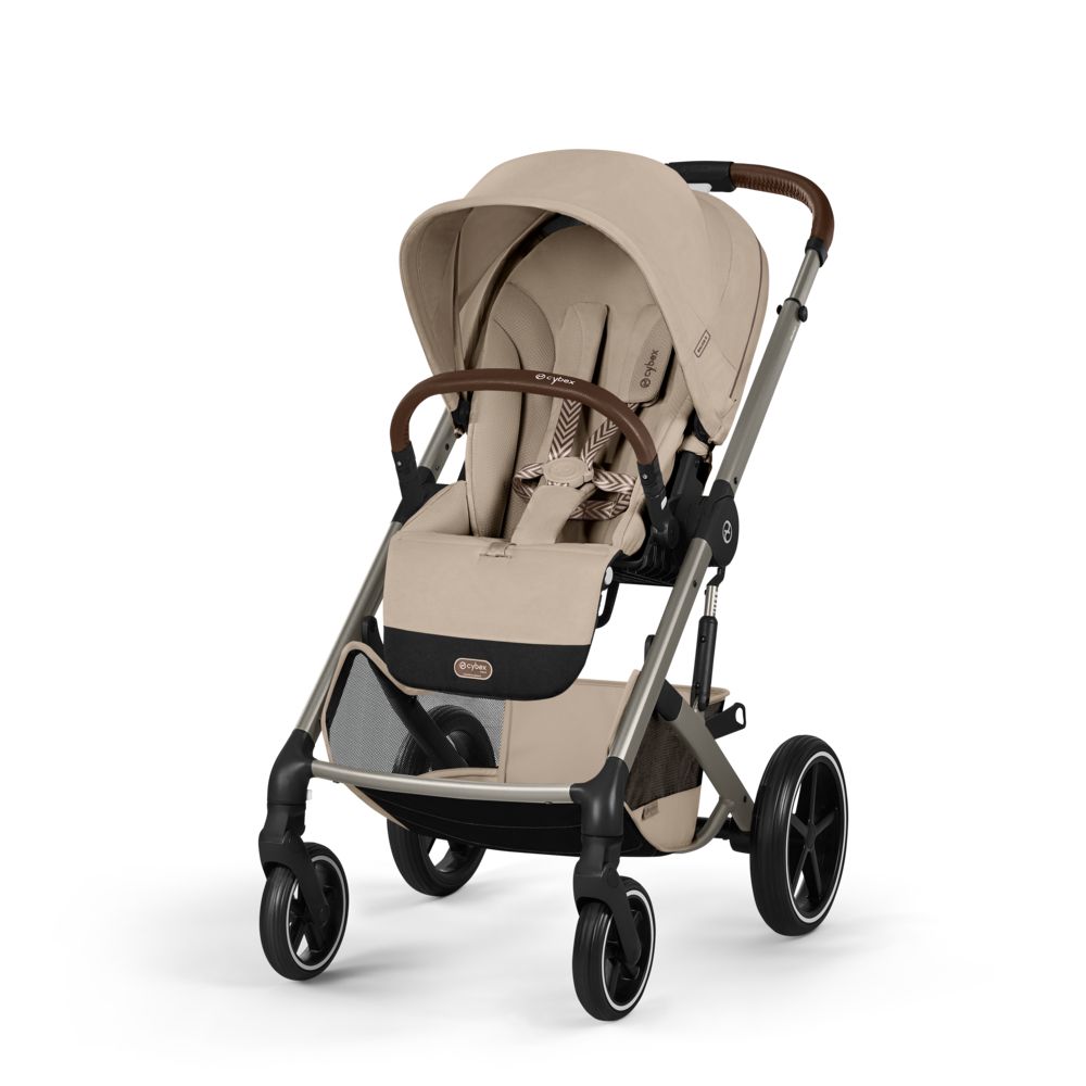 NEW Коляска Cybex Balios S LUX 2026 Almond Beige с дождевиком
