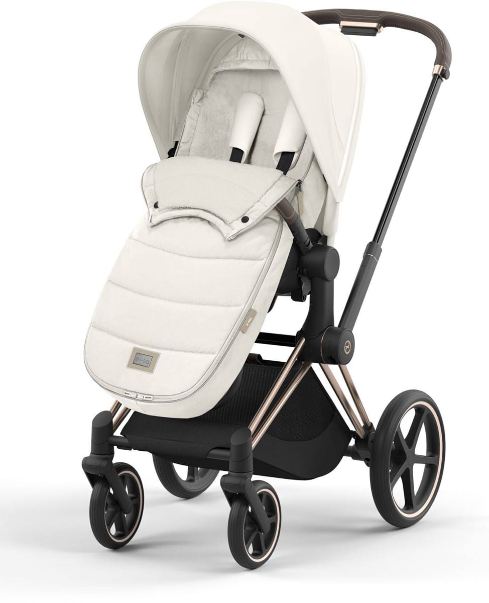 Конверт-накидка на ножки Cybex Platinum Footmuff Off White