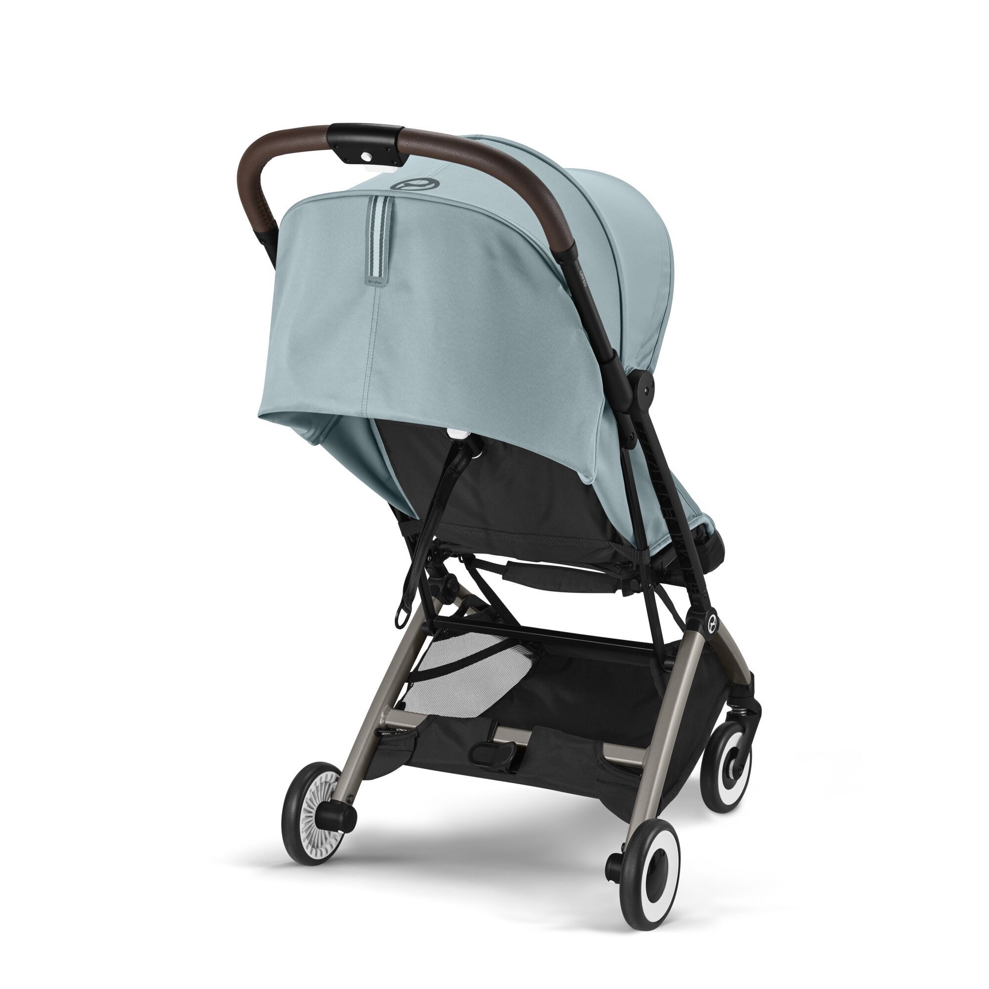 Прогулочная коляска Cybex Orfeo с дождевиком и бампером, TPE Stormy Blue