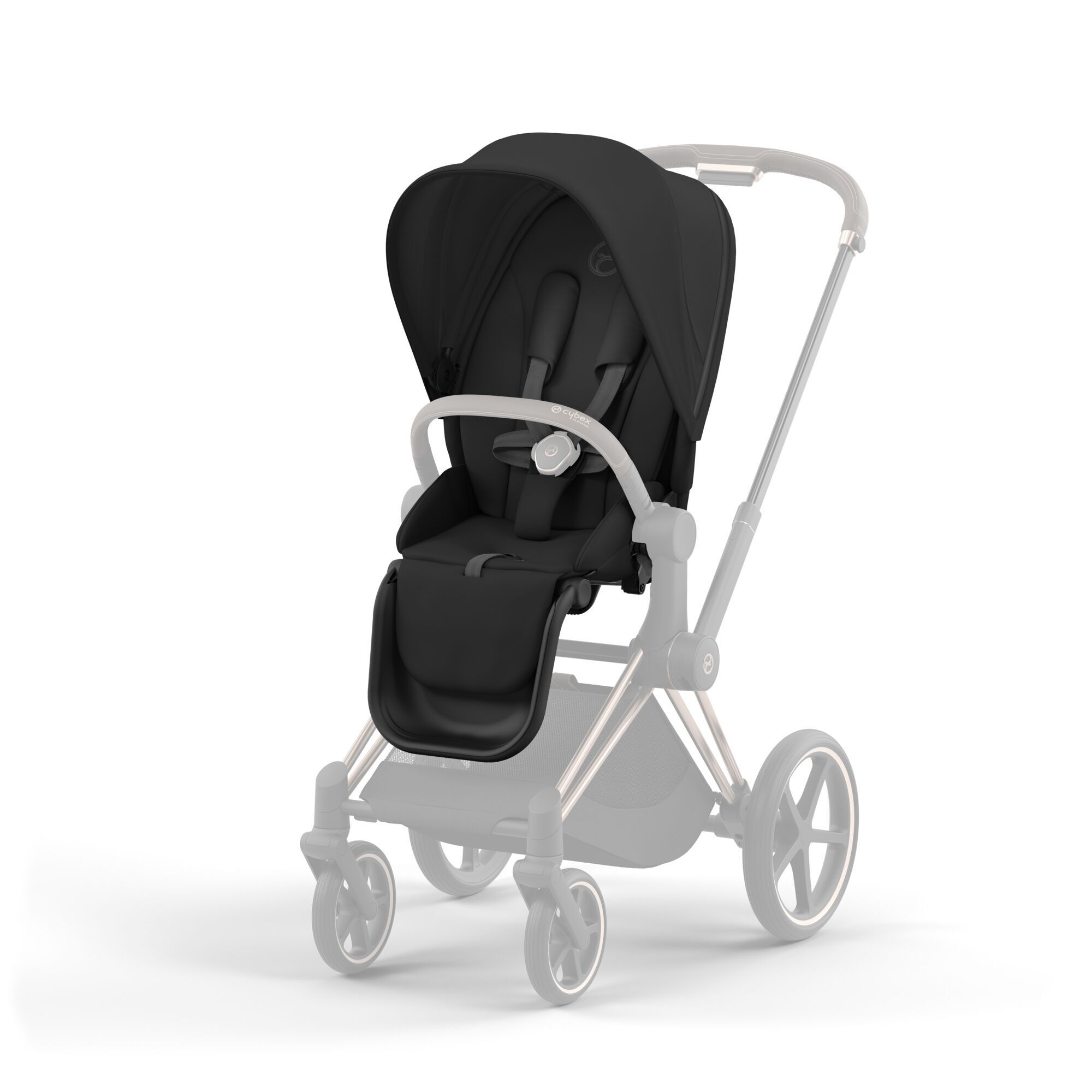 Коляска CYBEX Priam IV Matt Black 2 в 1 цвет Sepia Black