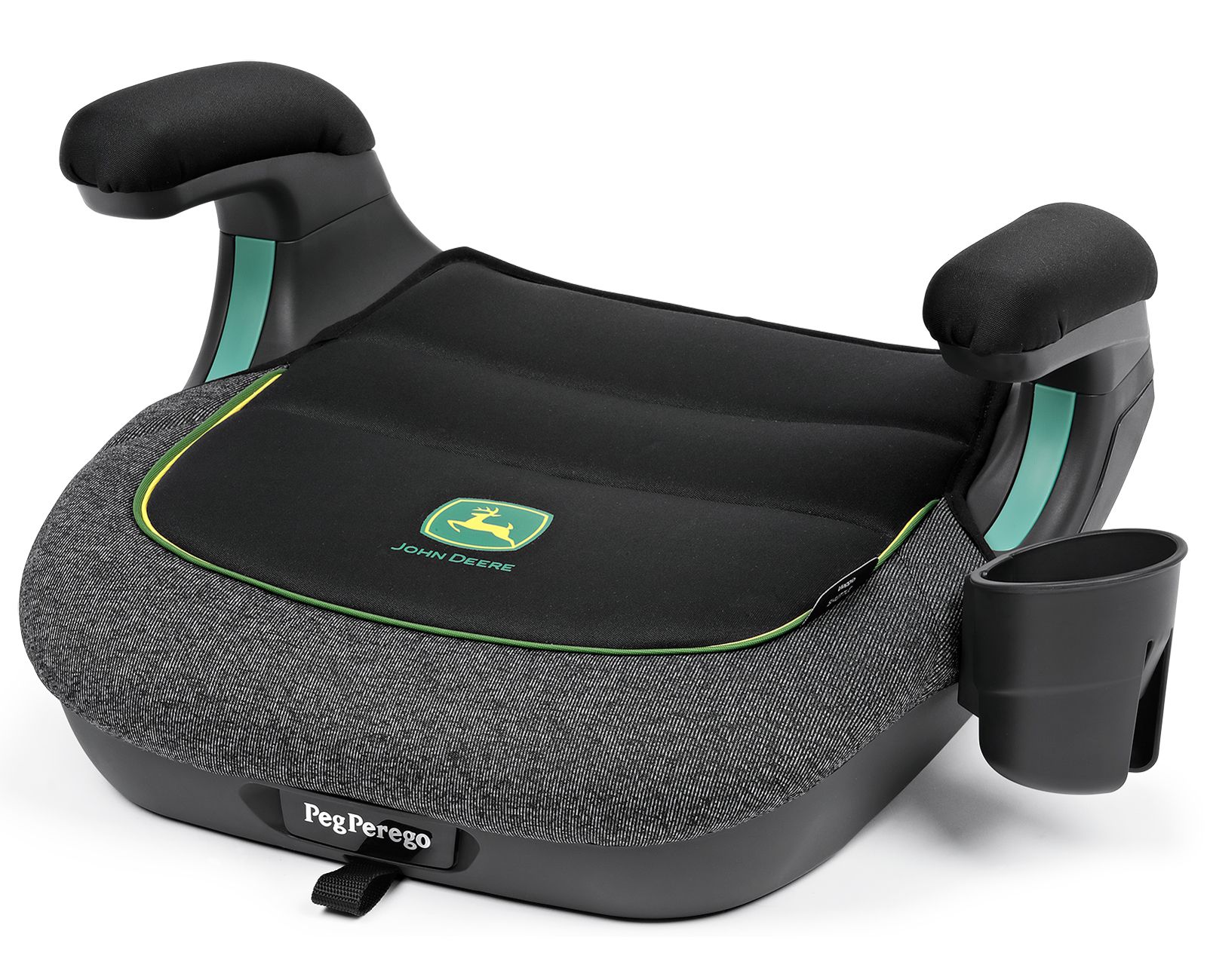 Автокресло-бустер Peg Perego Viaggio i-Size Shuttle John Deere (чёрный с серым)