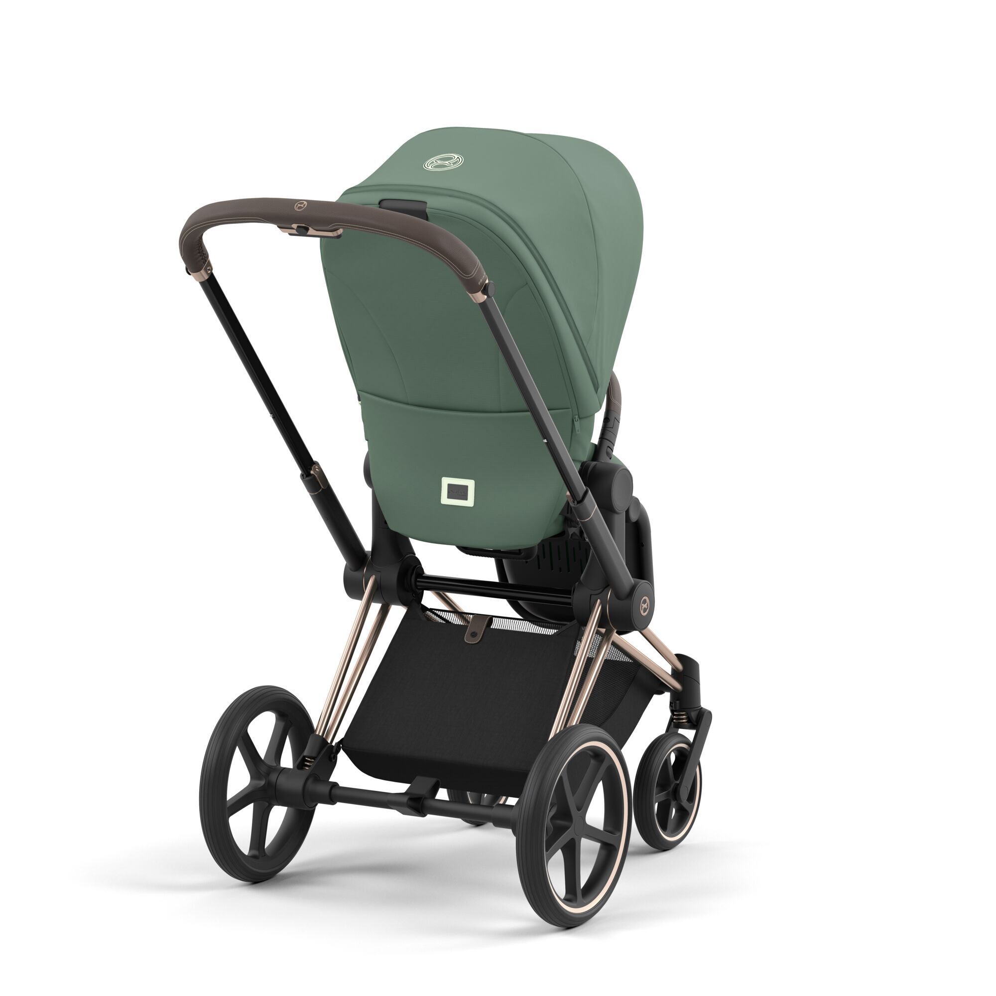 Коляска CYBEX Priam IV Rosegold 2 в 1 Leaf Green