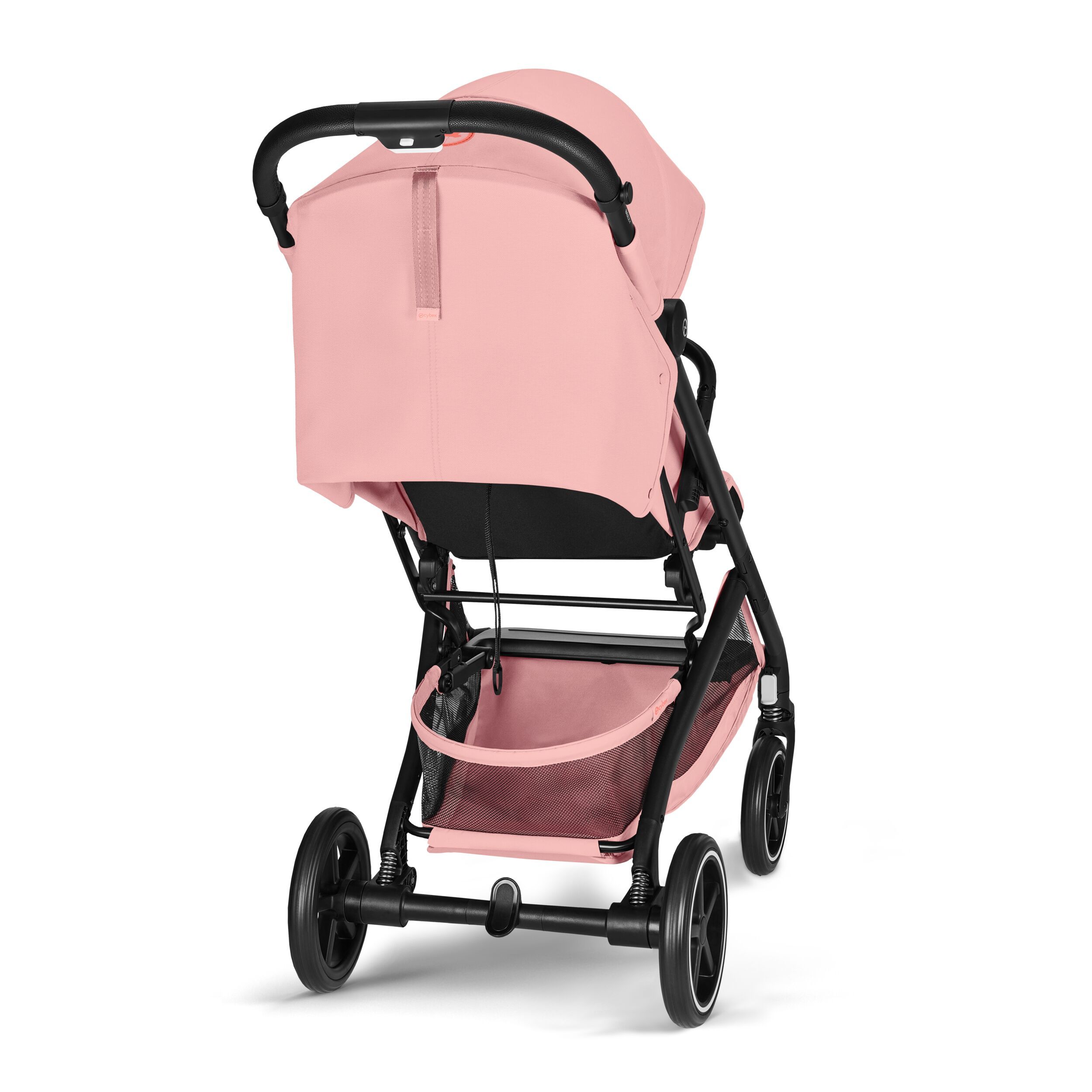 Коляска Cybex Beezy Candy Pink 2026 с бампером и дождевиком