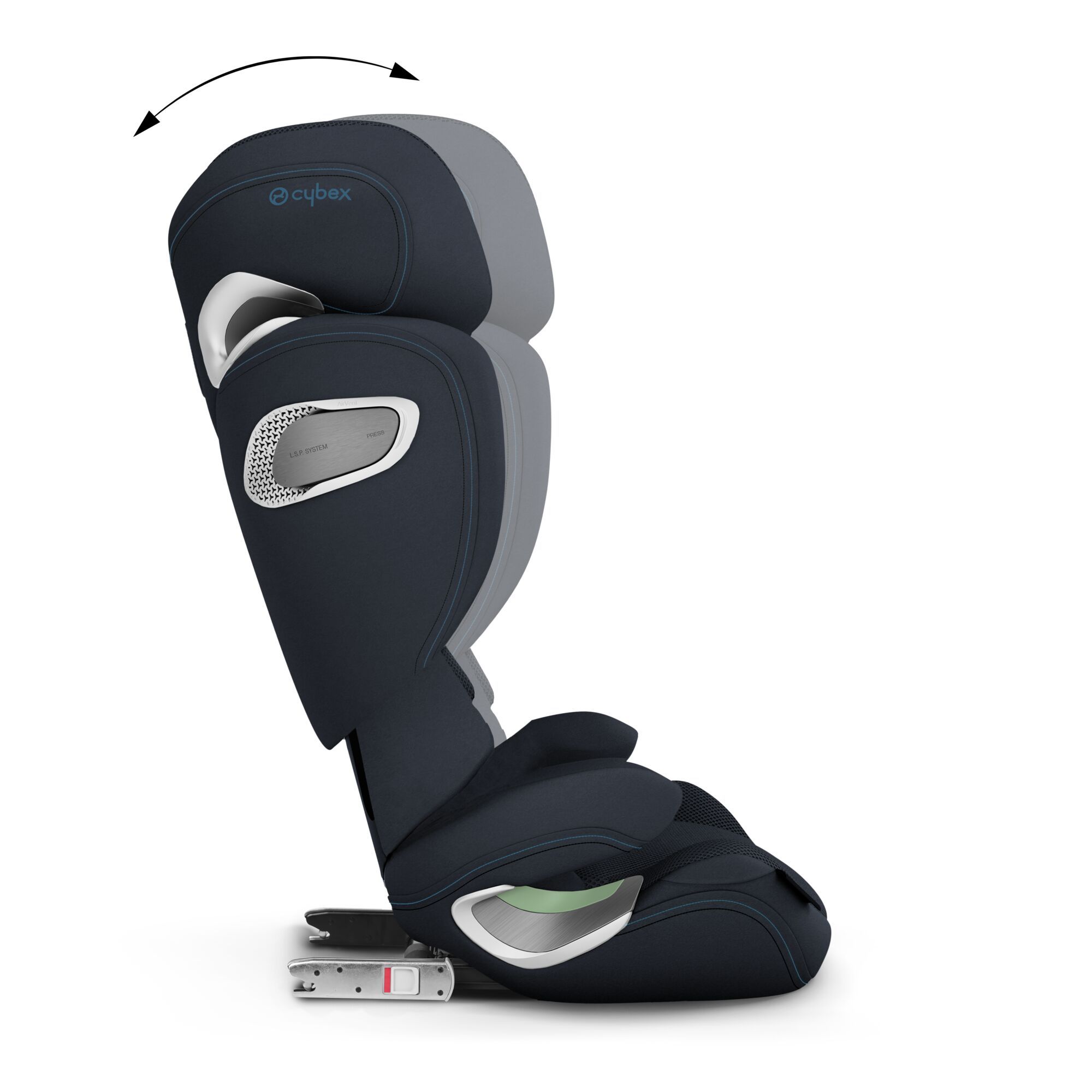 Автокресло Cybex Solution T i-Fix Mirage Grey Plus 3-12 лет (15-36 кг), трансформируется в бустер, Isofix, i-Size R129